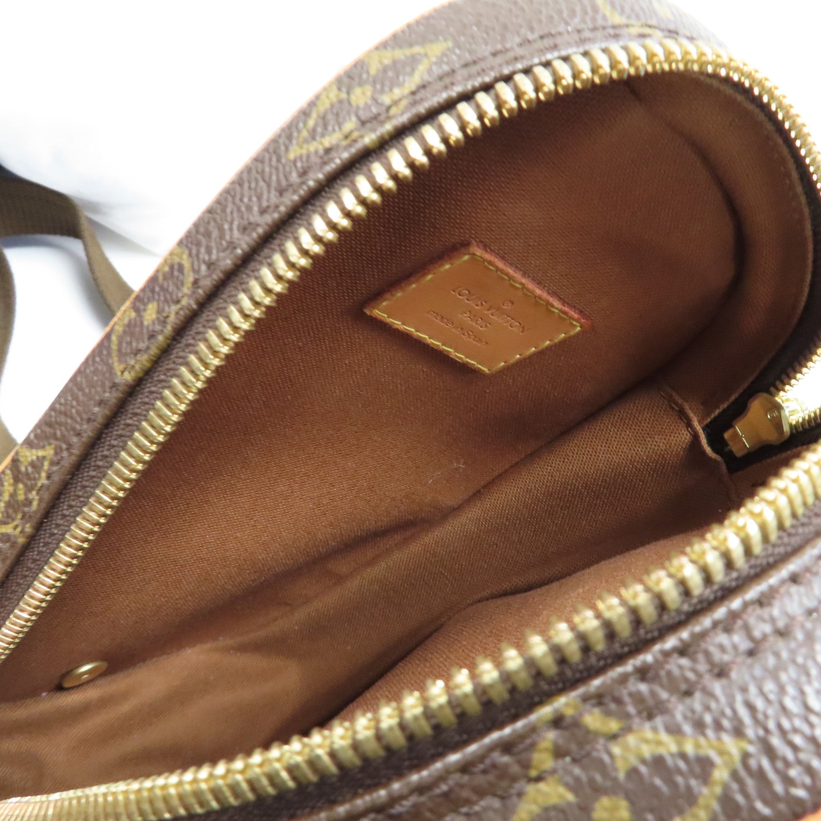 LOUIS VUITTON Monogram Pochette Gange Waist Bag金扣腰包啡色
