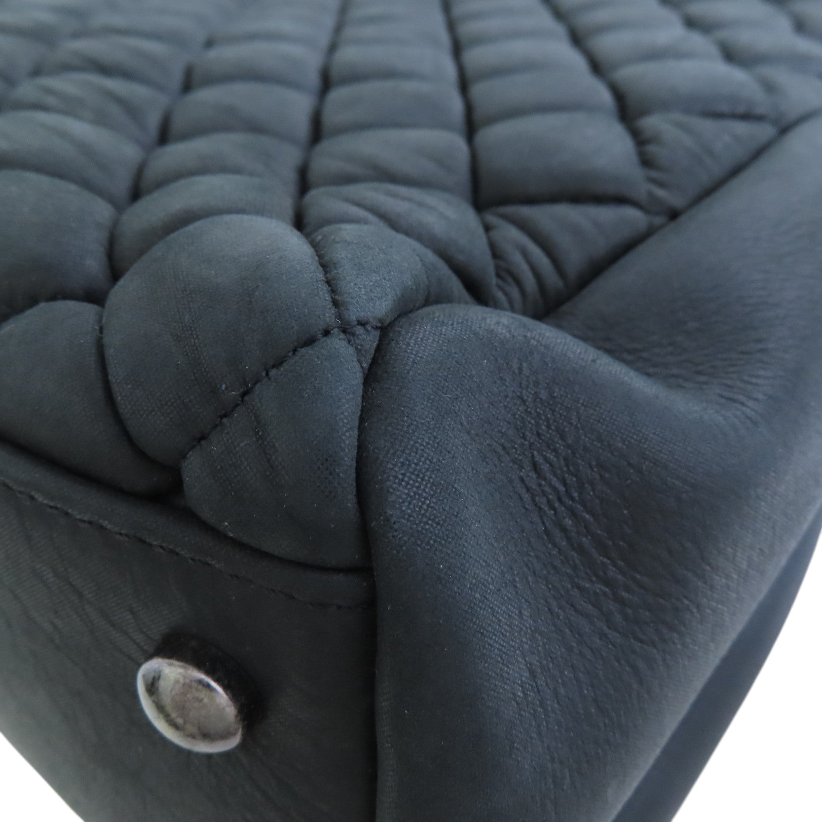 CHANEL 牛皮皮革Shoulder Bag銀扣鏈帶肩背袋