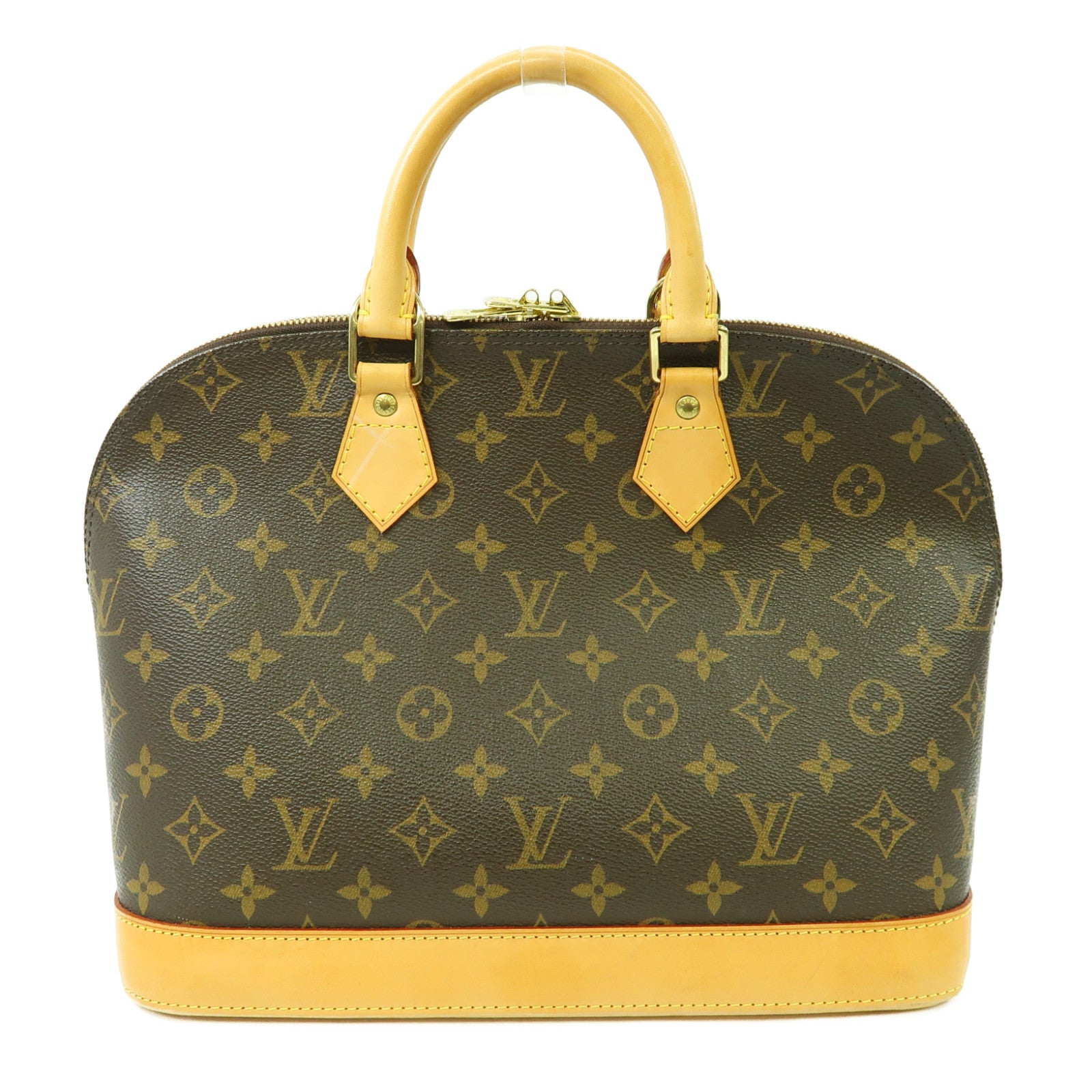 LOUIS VUITTON Monogram Alma PM金扣手挽袋啡色