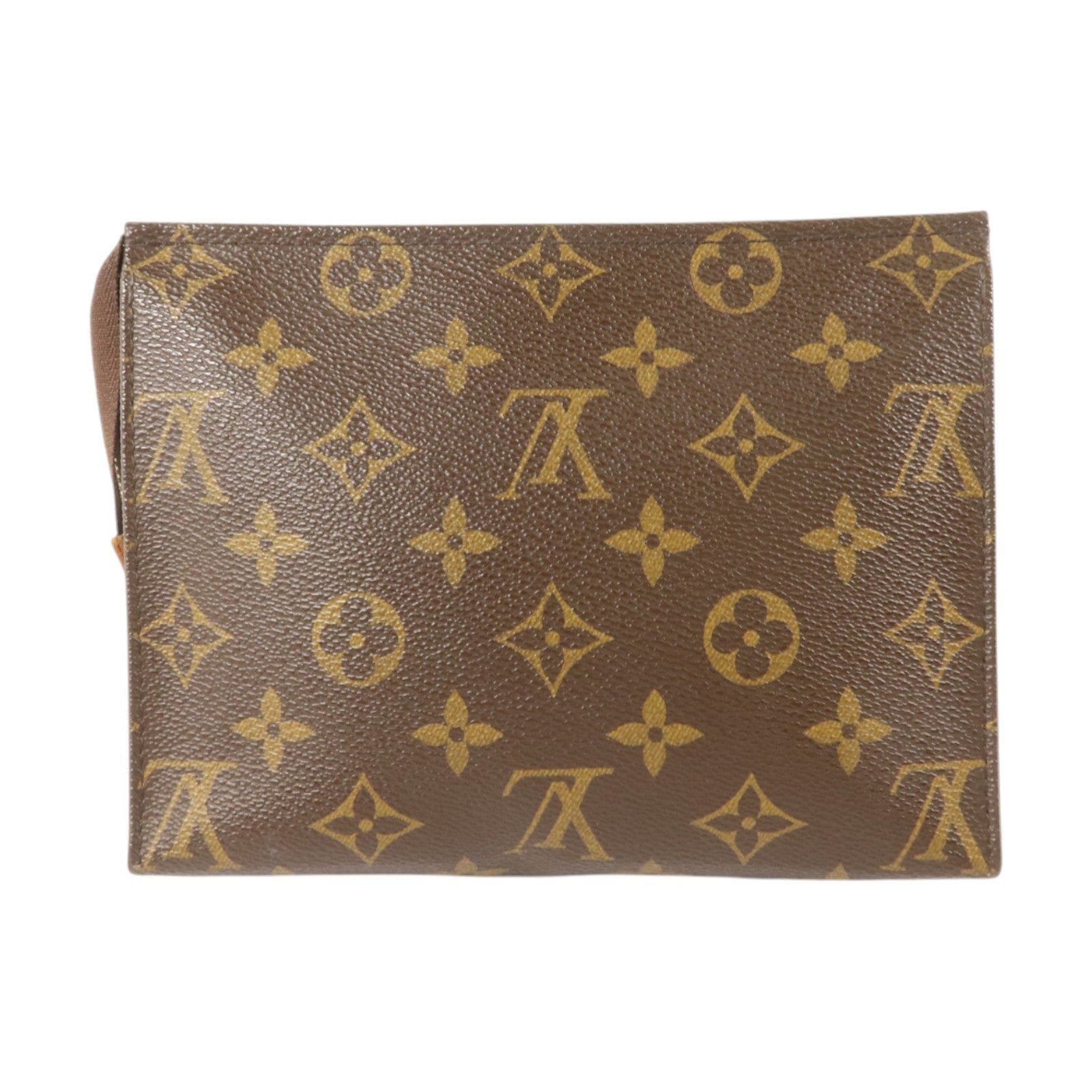 LOUIS VUITTON Monogram Toiletry Pouch 19金扣手拿包棕色