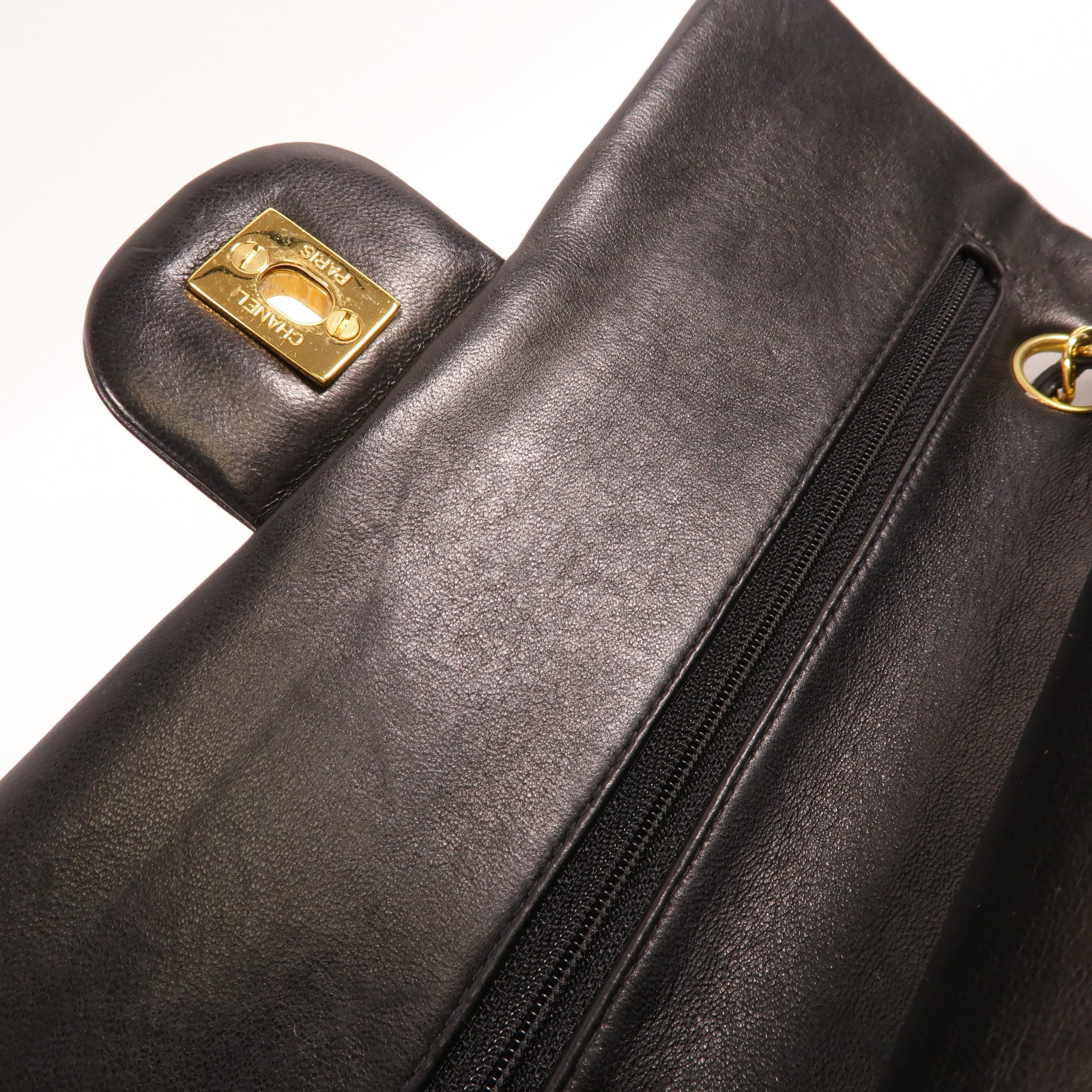 CHANEL 羊皮皮革Vintage Classic 23鏈帶肩背袋