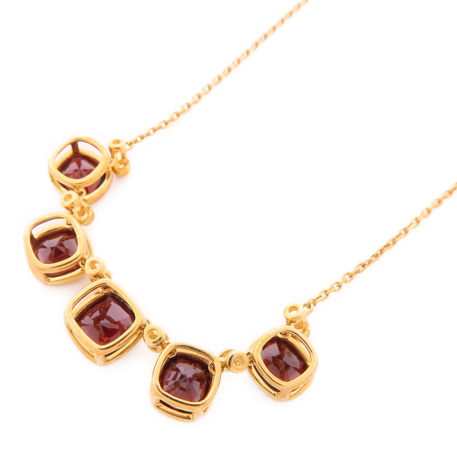 JEWELRY 【激減優惠】18K黃金尖晶石Diamond Necklace項鍊