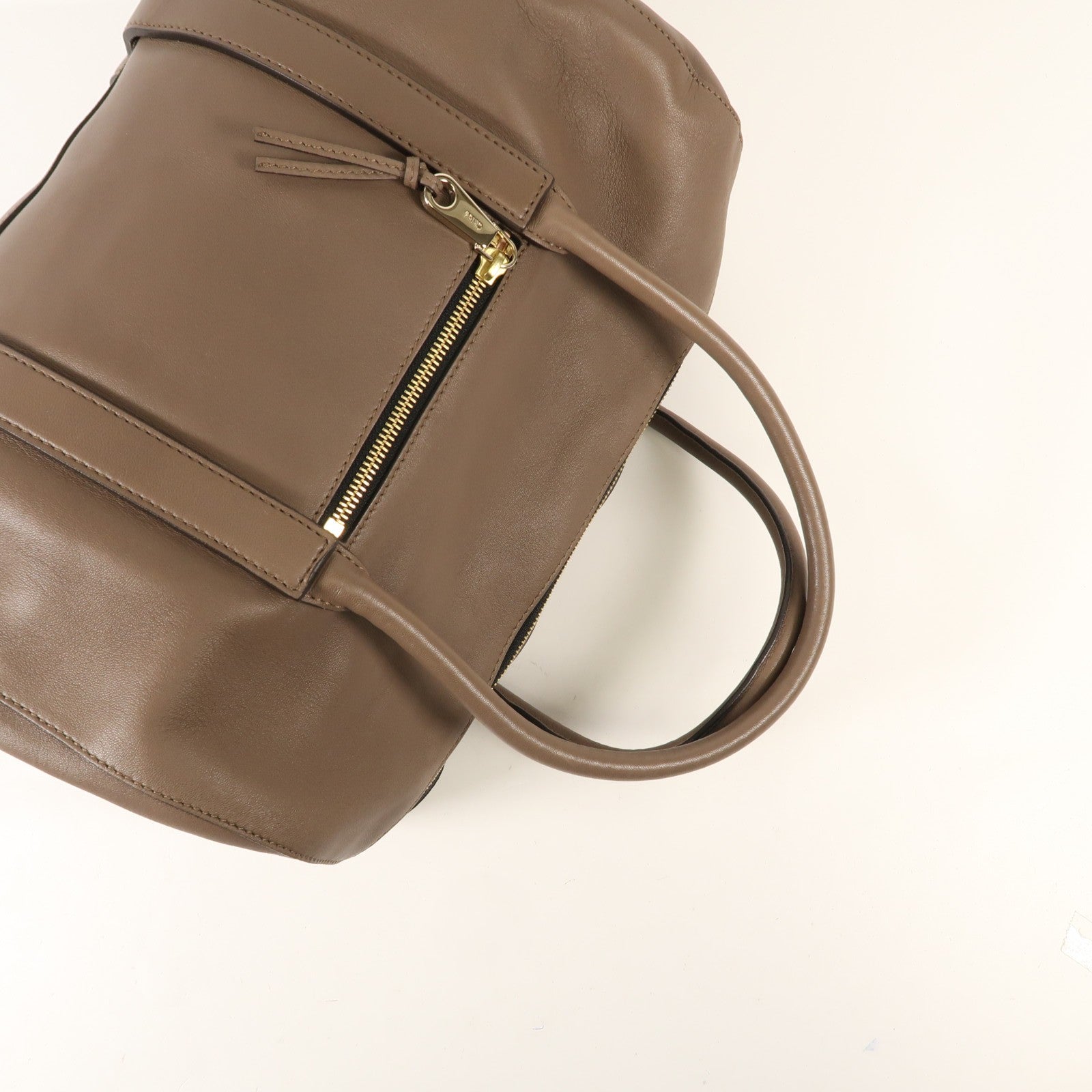 Chloe 羊皮皮革Hand Bag金扣手挽袋