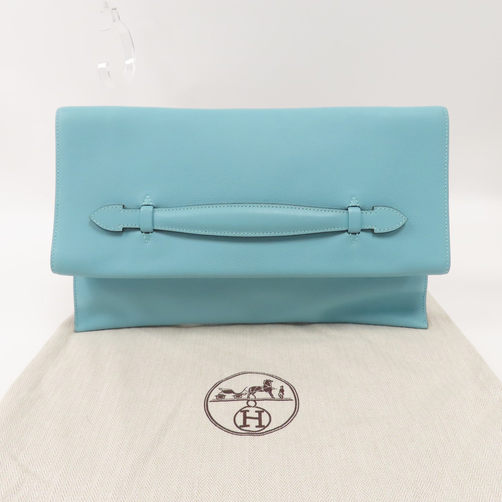 Hermès Bags Hermes Pliplat Clutch HERMES 【激減優惠】Evercolor皮革