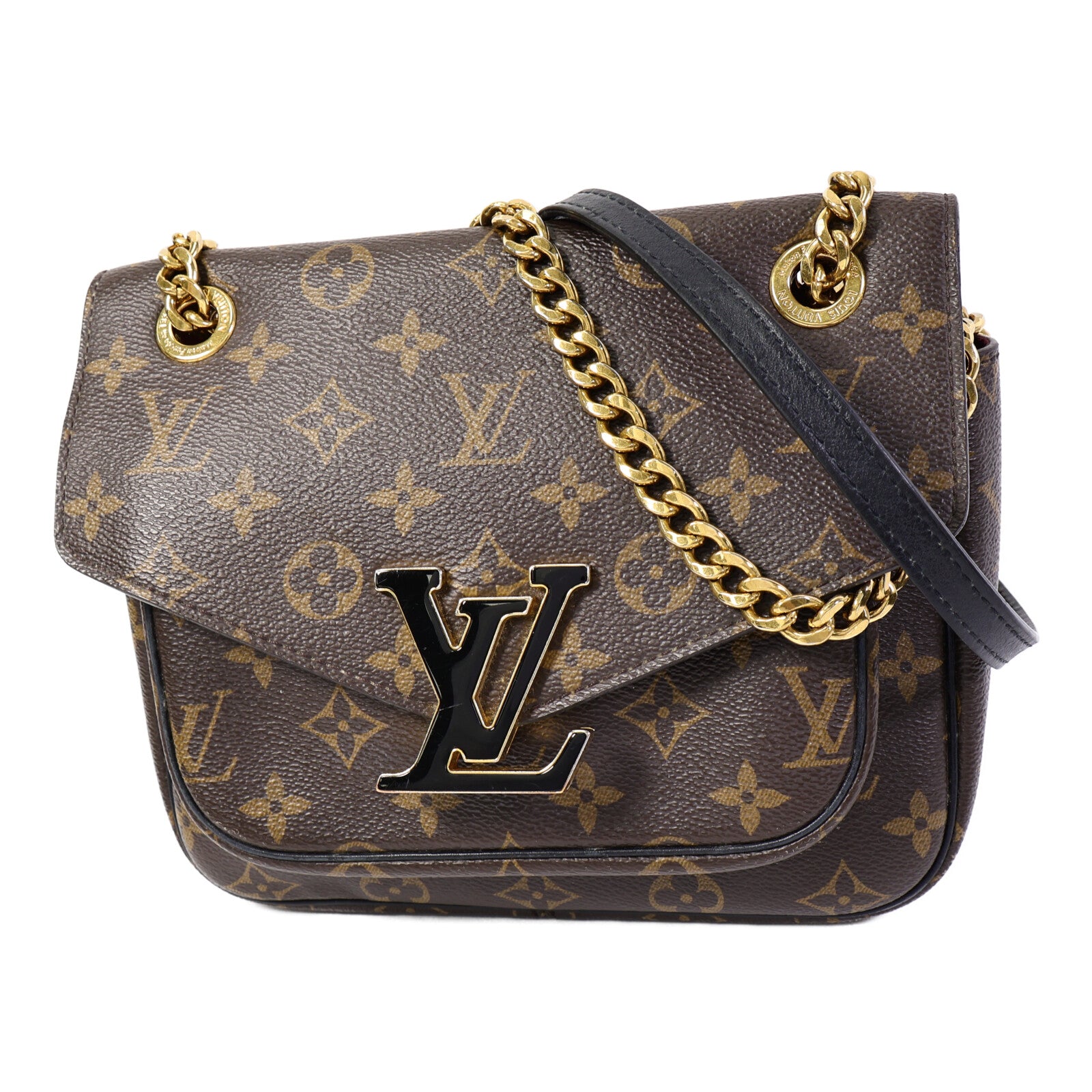 LOUIS VUITTON Monogram Passy金扣肩背袋