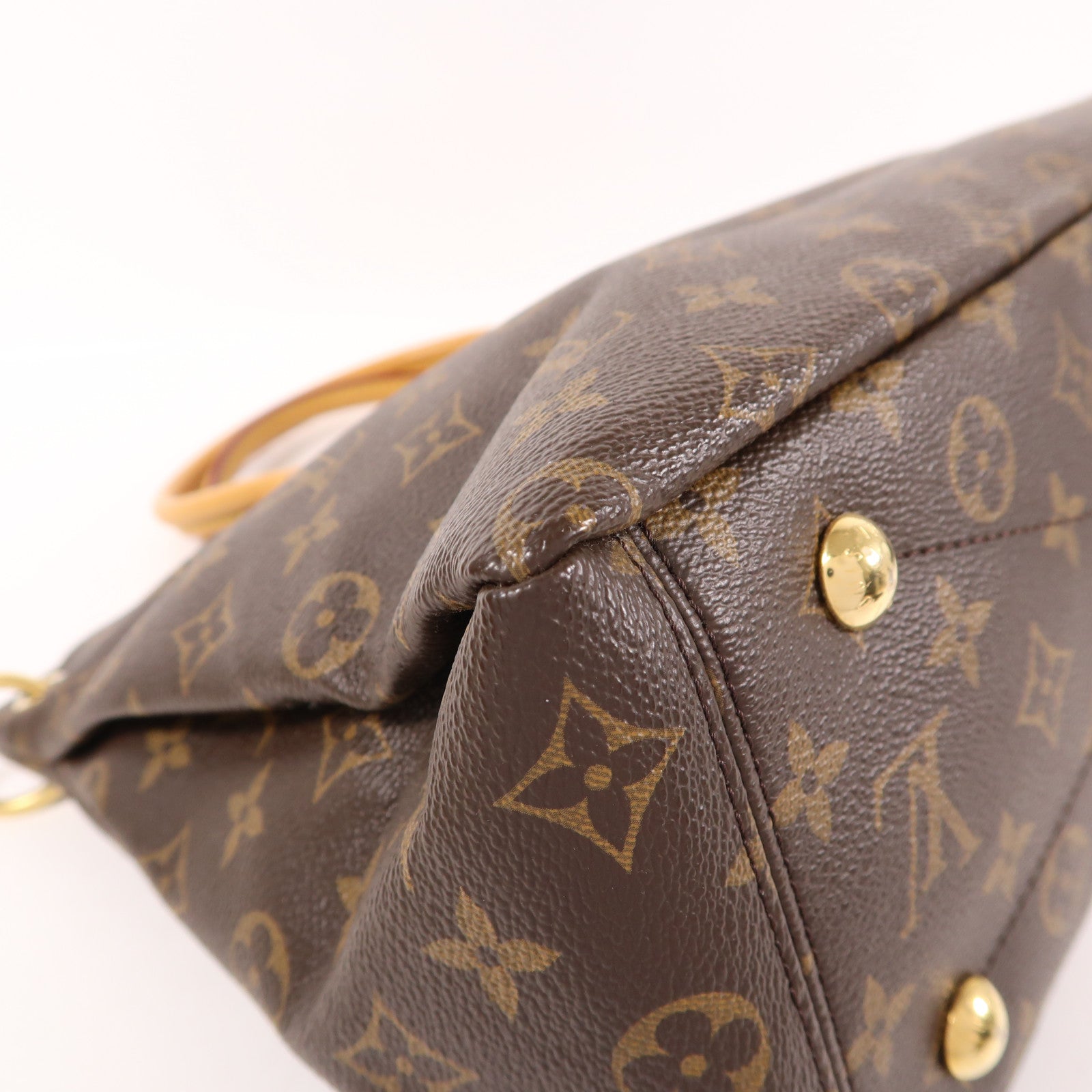 LOUIS VUITTON Monogram Pallas金扣手挽肩背兩用袋