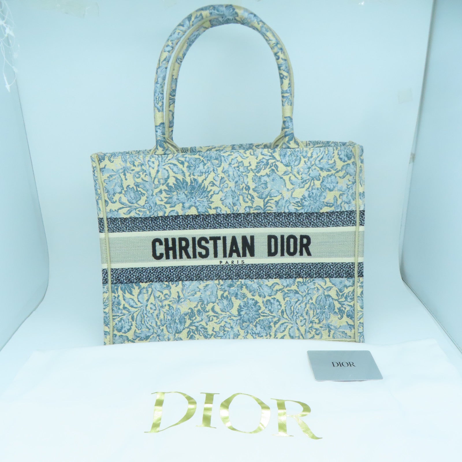 Dior 【激減優惠】帆布Book Tote手挽袋藍色
