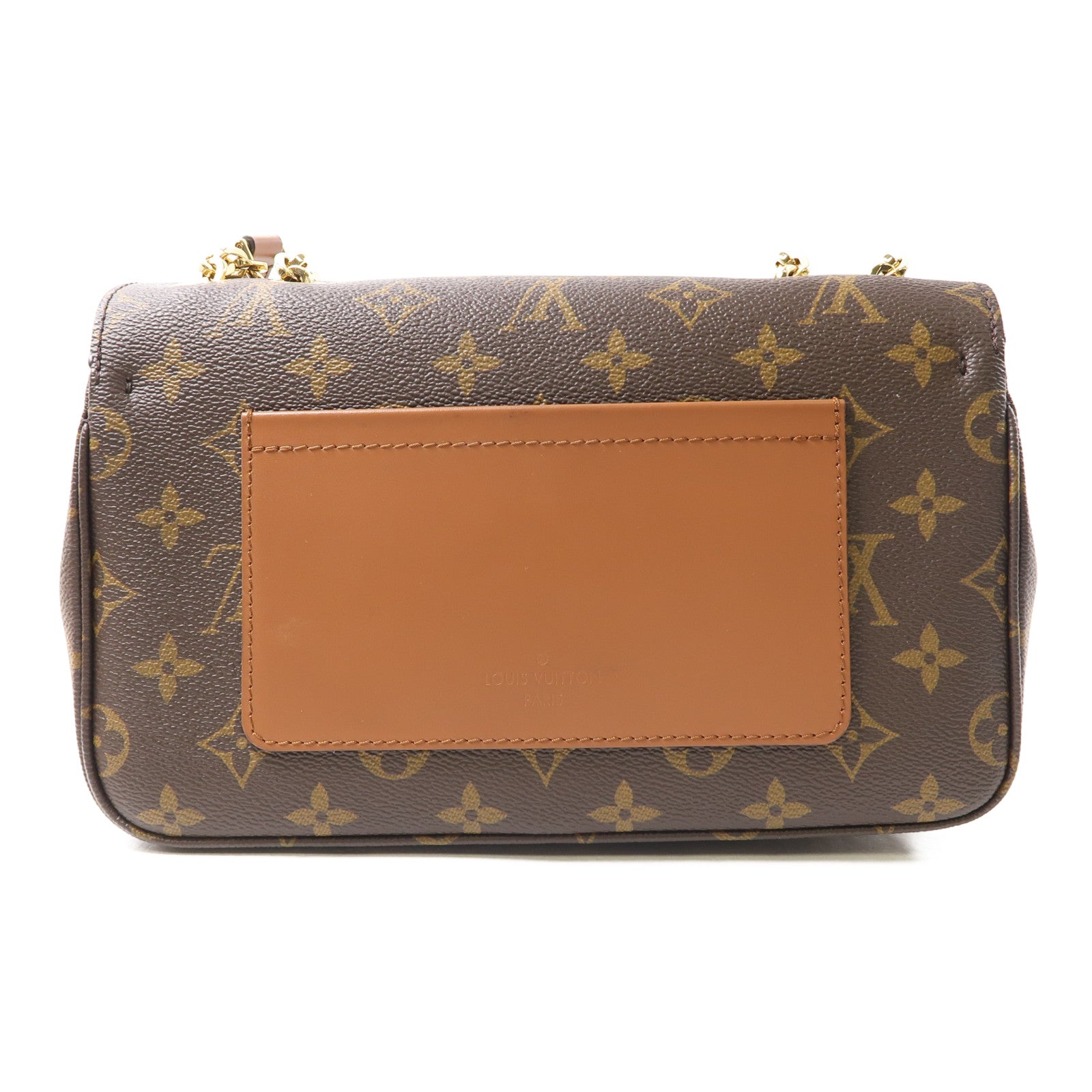 LOUIS VUITTON Monogram Marceau金扣肩背袋棕色
