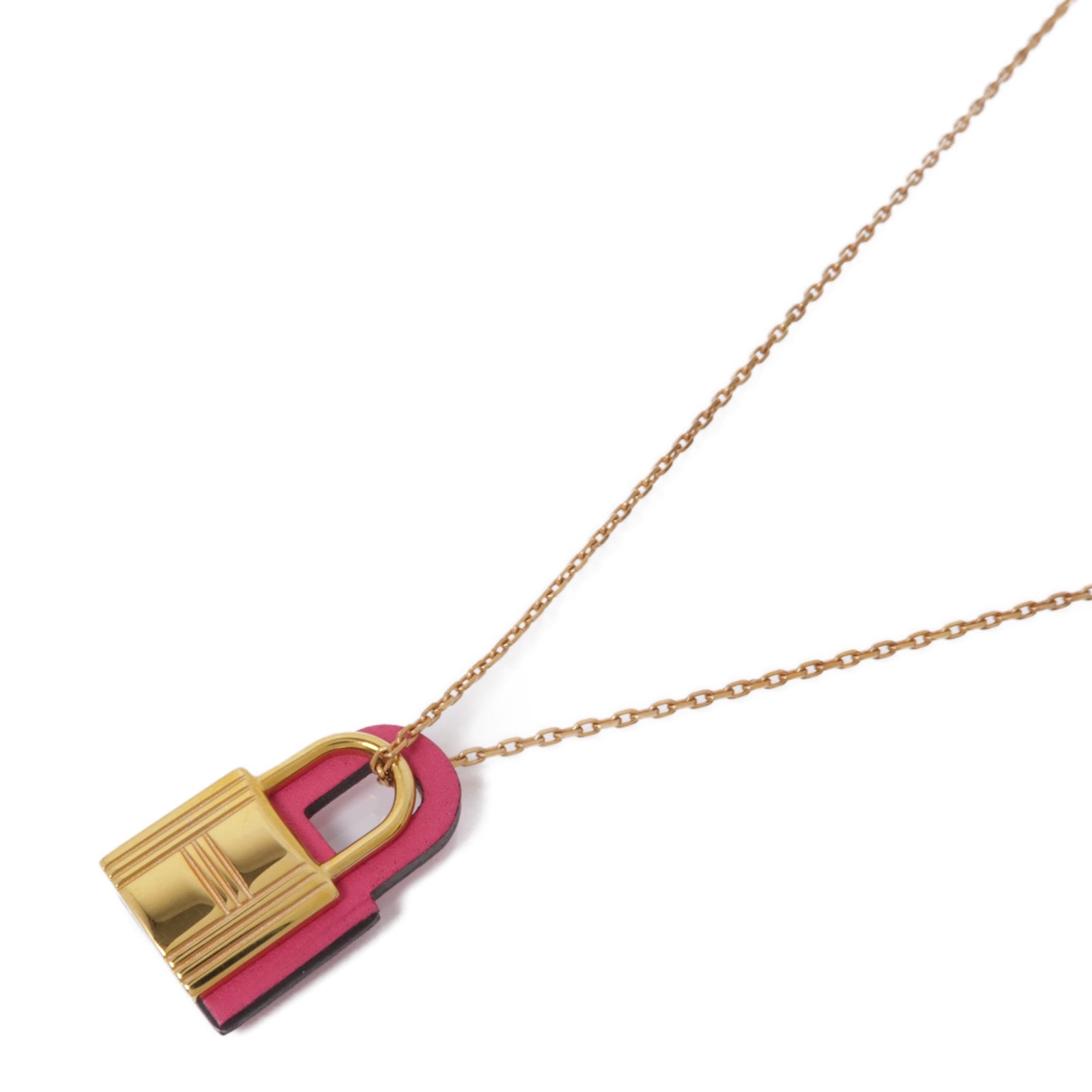 HERMES 皮革/金屬Necklace項鍊