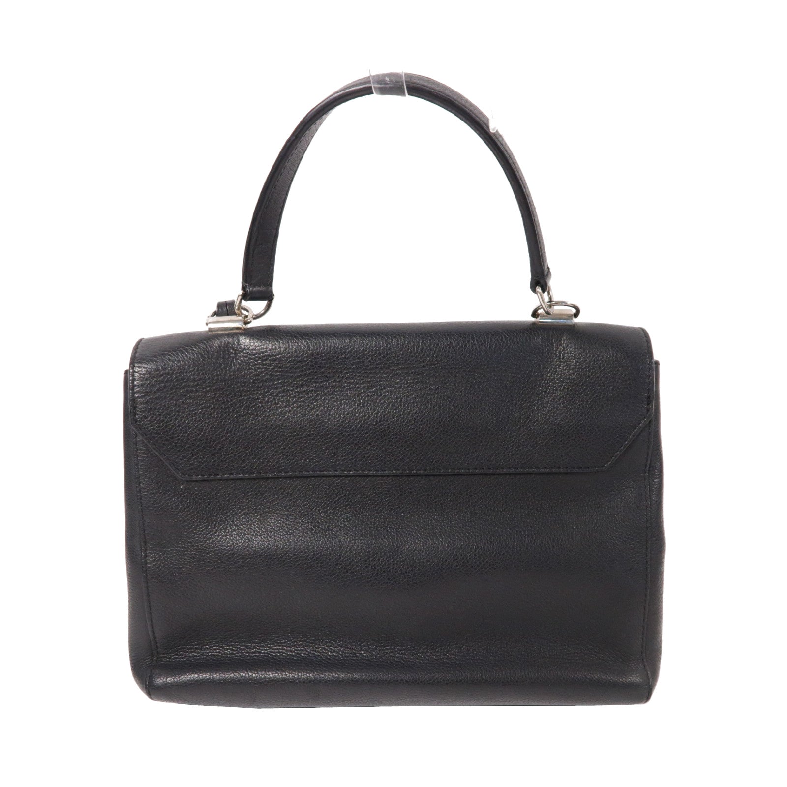 LOUIS VUITTON 牛皮皮革Rockme Caltble銀扣手挽肩背兩用袋黑色