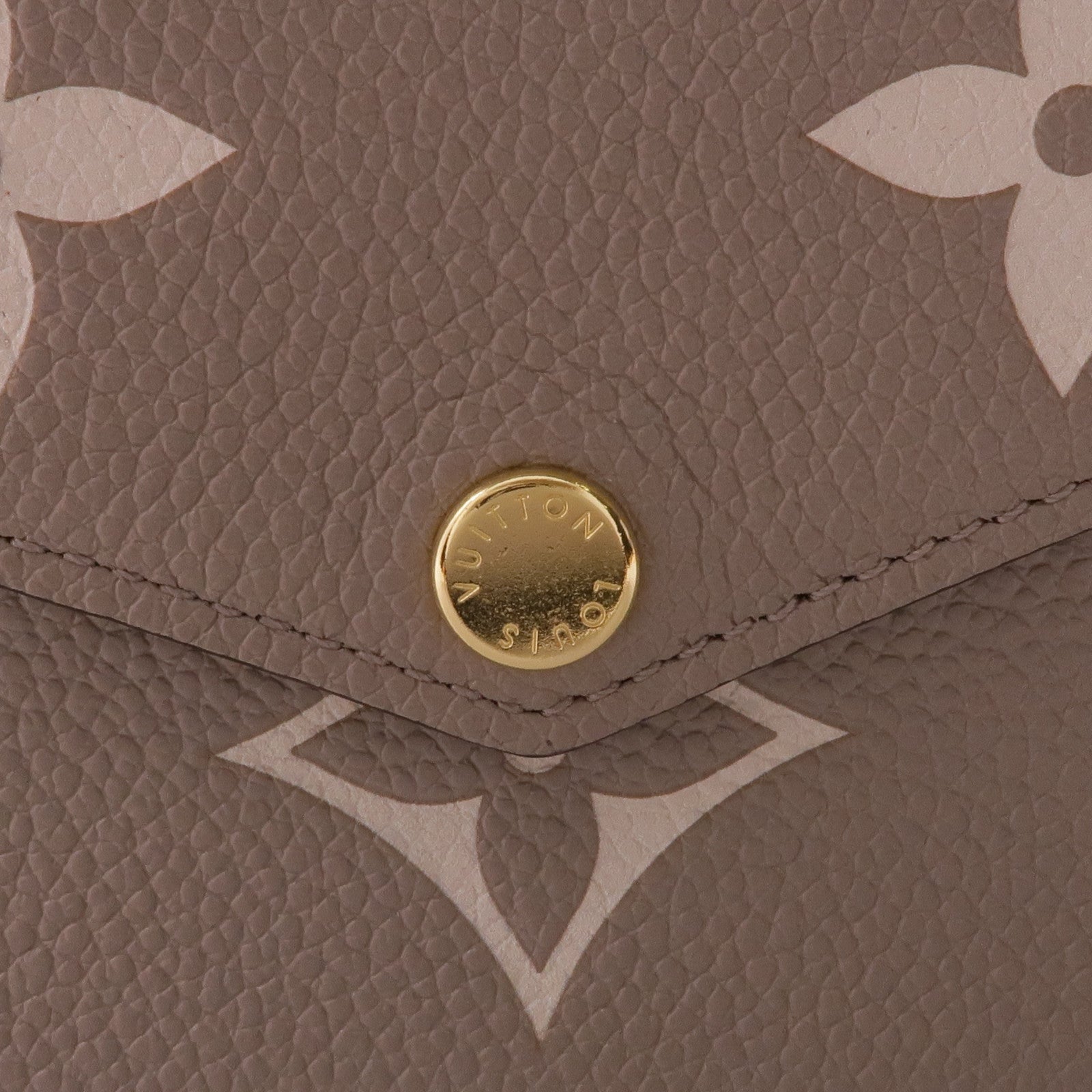 LOUIS VUITTON Monogram Empreinte Felicie Pochette金扣鏈帶肩背袋