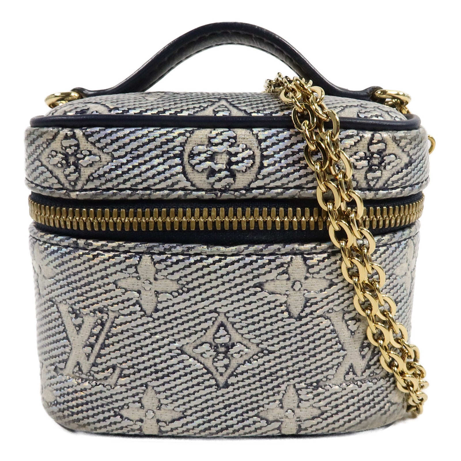 LOUIS VUITTON Monogram Coated Micro Vanity手挽肩背兩用袋