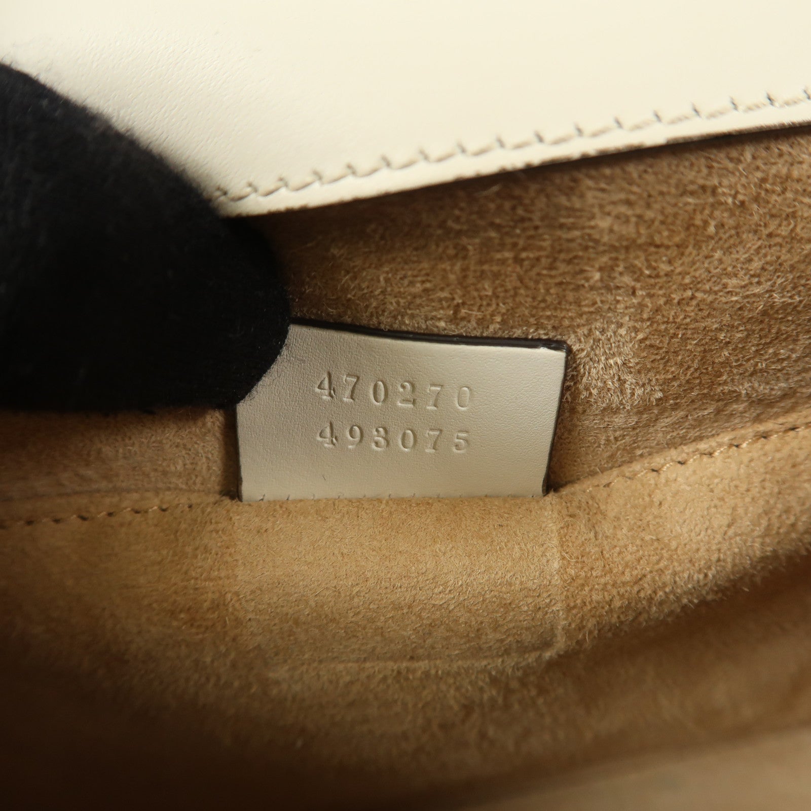 GUCCI 牛皮皮革Sylvie金扣手挽肩背兩用袋