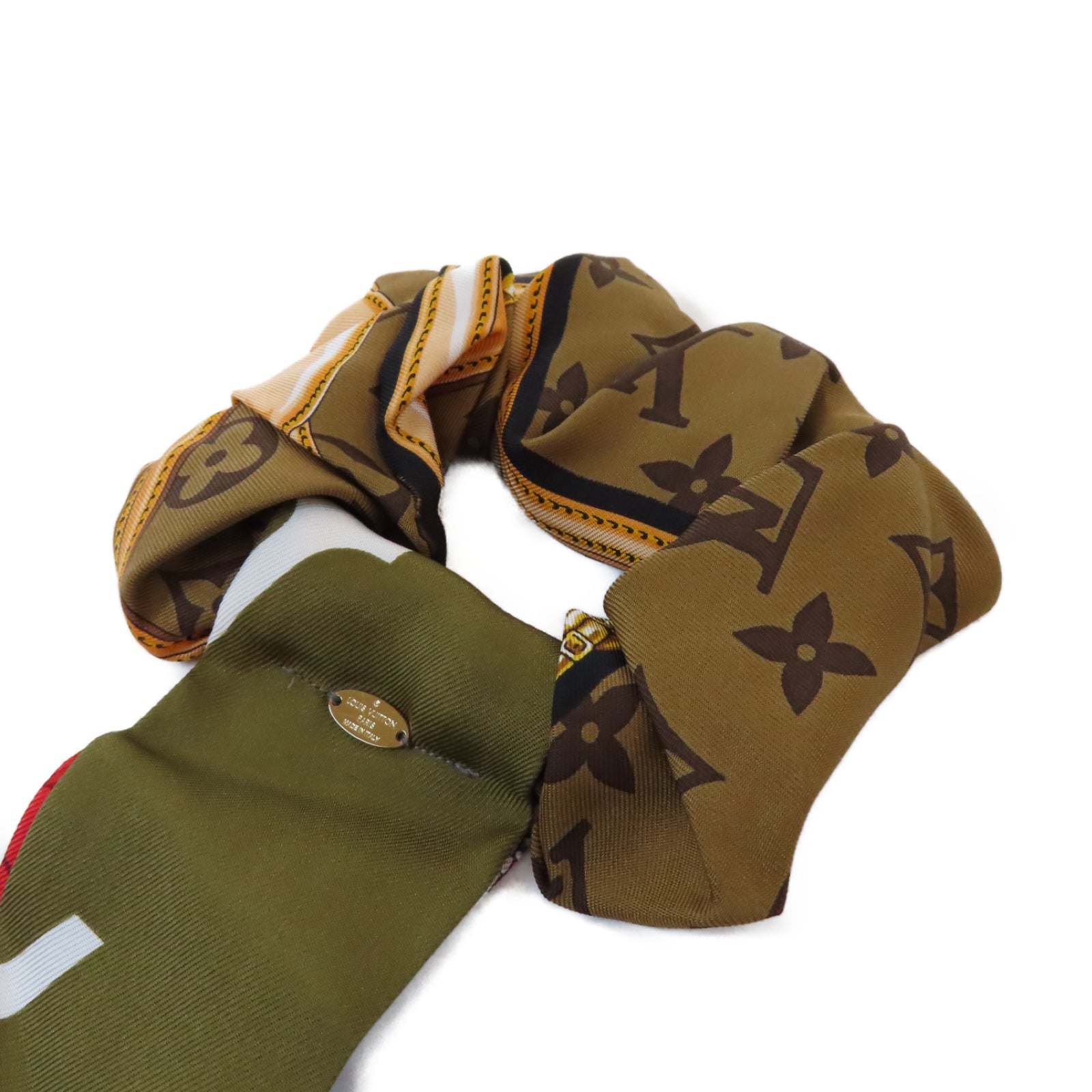 LOUIS VUITTON 絲質Hair Band髮帶啡色