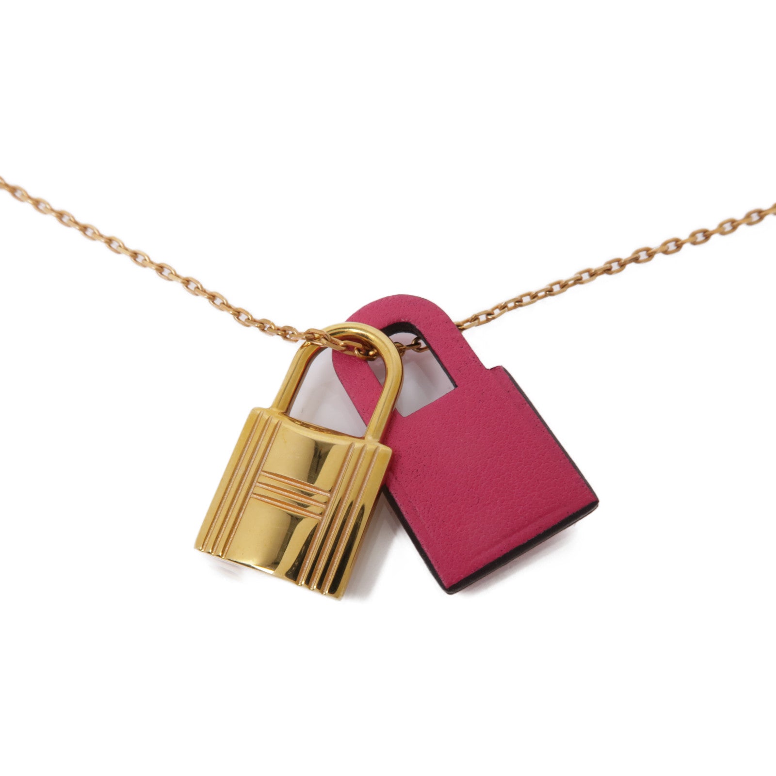 HERMES 皮革/金屬Necklace項鍊