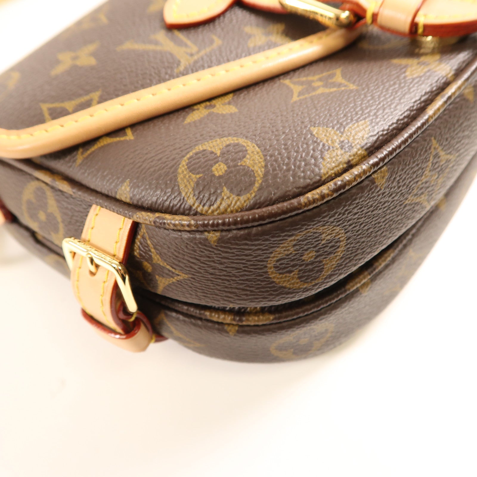 LOUIS VUITTON Monogram Saumur BB金扣手挽肩背兩用袋