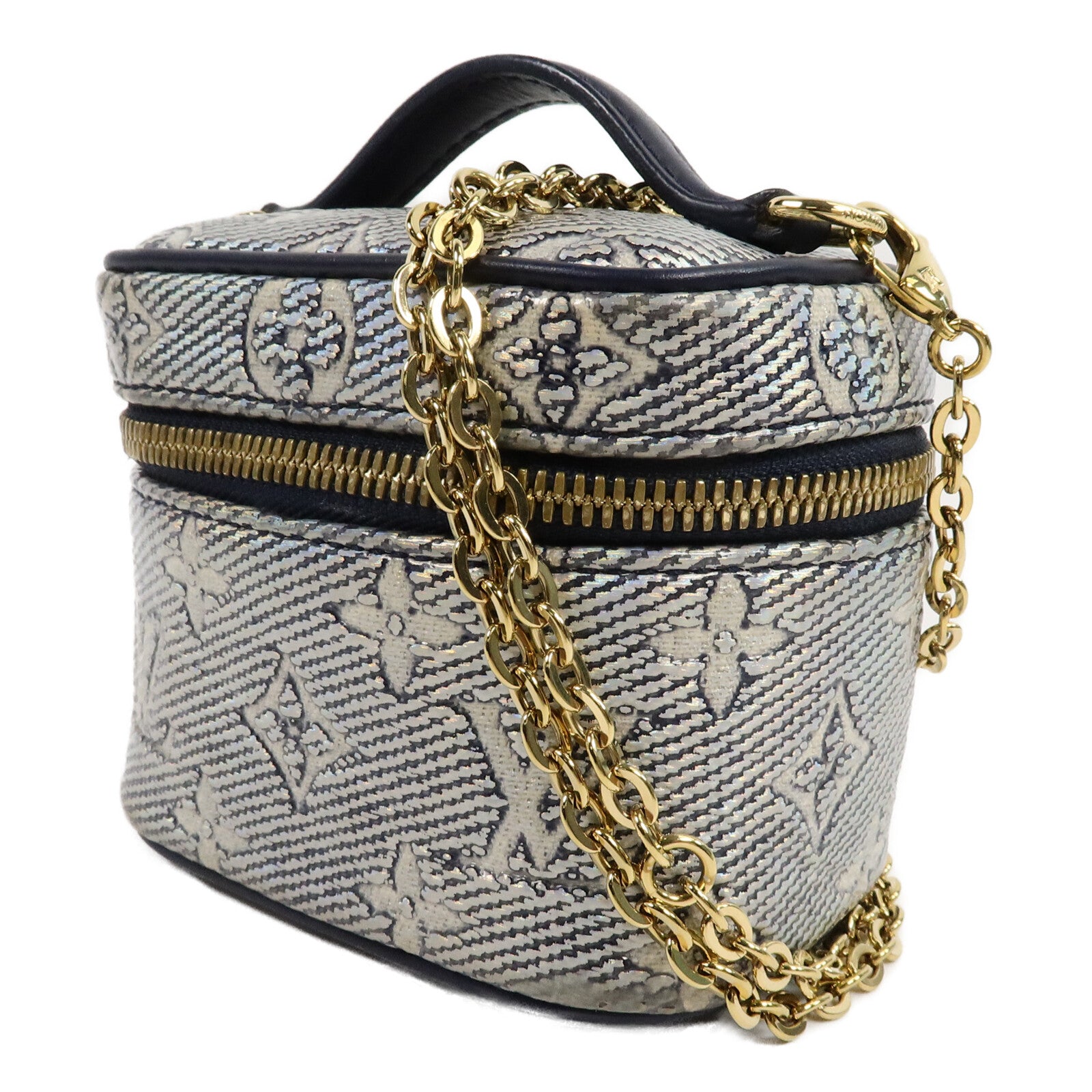 LOUIS VUITTON Monogram Coated Micro Vanity手挽肩背兩用袋