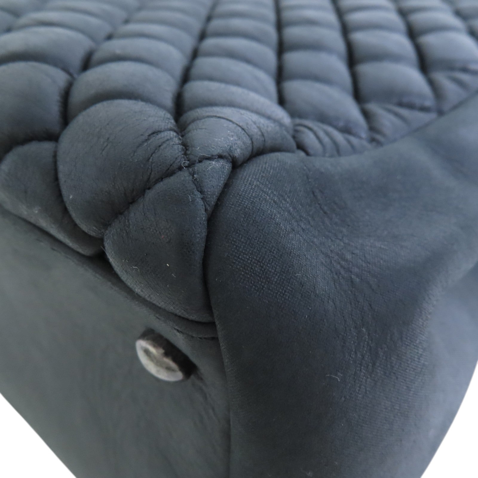 CHANEL 牛皮皮革Shoulder Bag銀扣鏈帶肩背袋