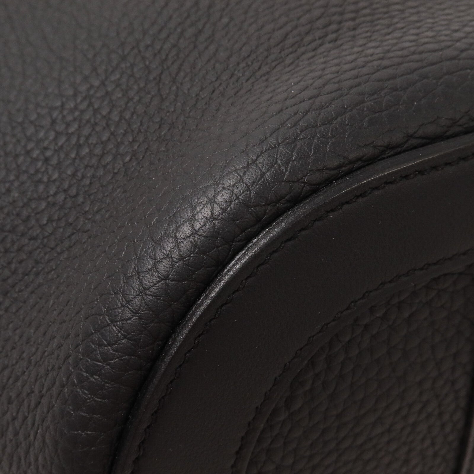 HERMES Clemence皮革In The Loop 18手挽袋Noir