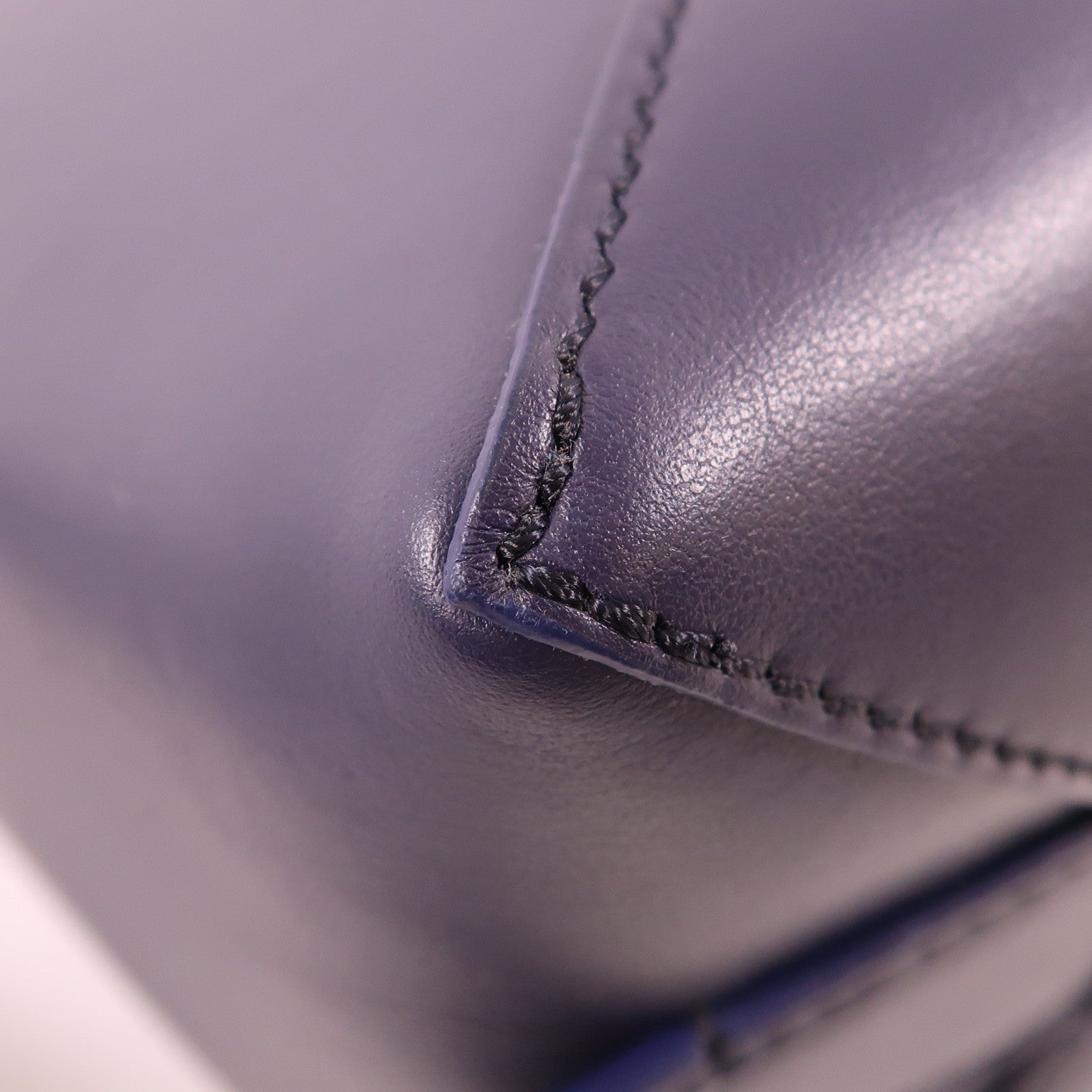 LOEWE 【激減優惠】牛皮皮革Puzzle Fold Wash Bag銀扣手拿包