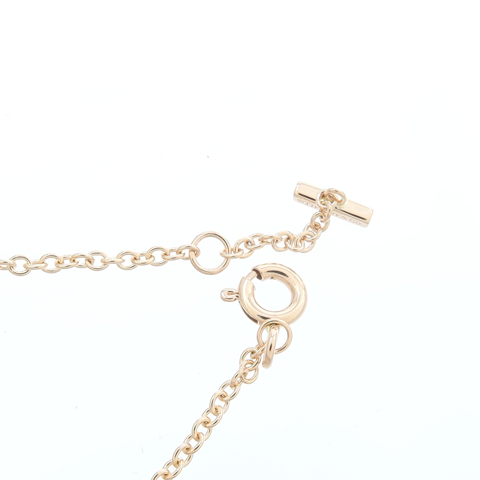 TIFFANY＆CO 18K黃金T Smile Bracelet手鏈