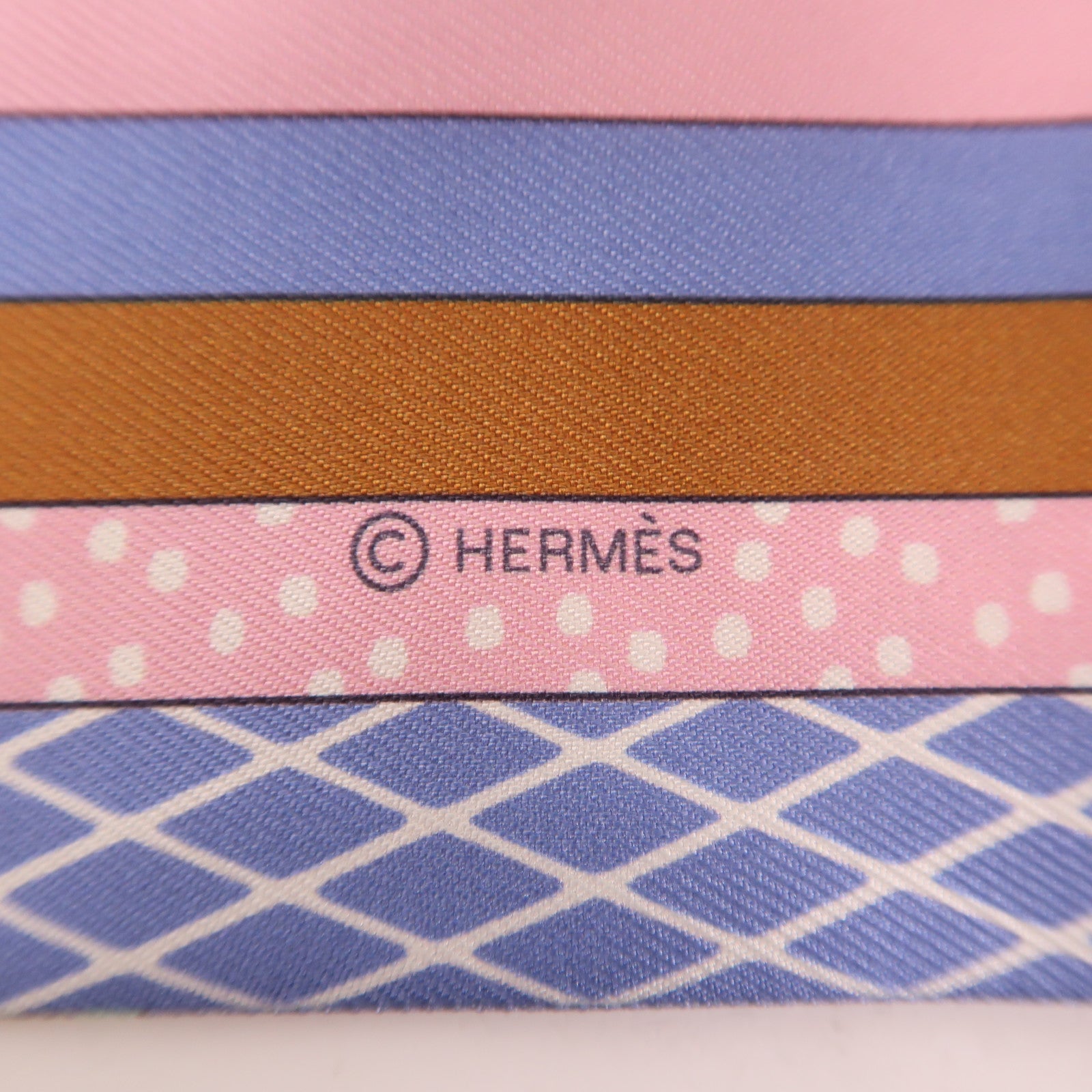 HERMES 絲質Twilly絲巾