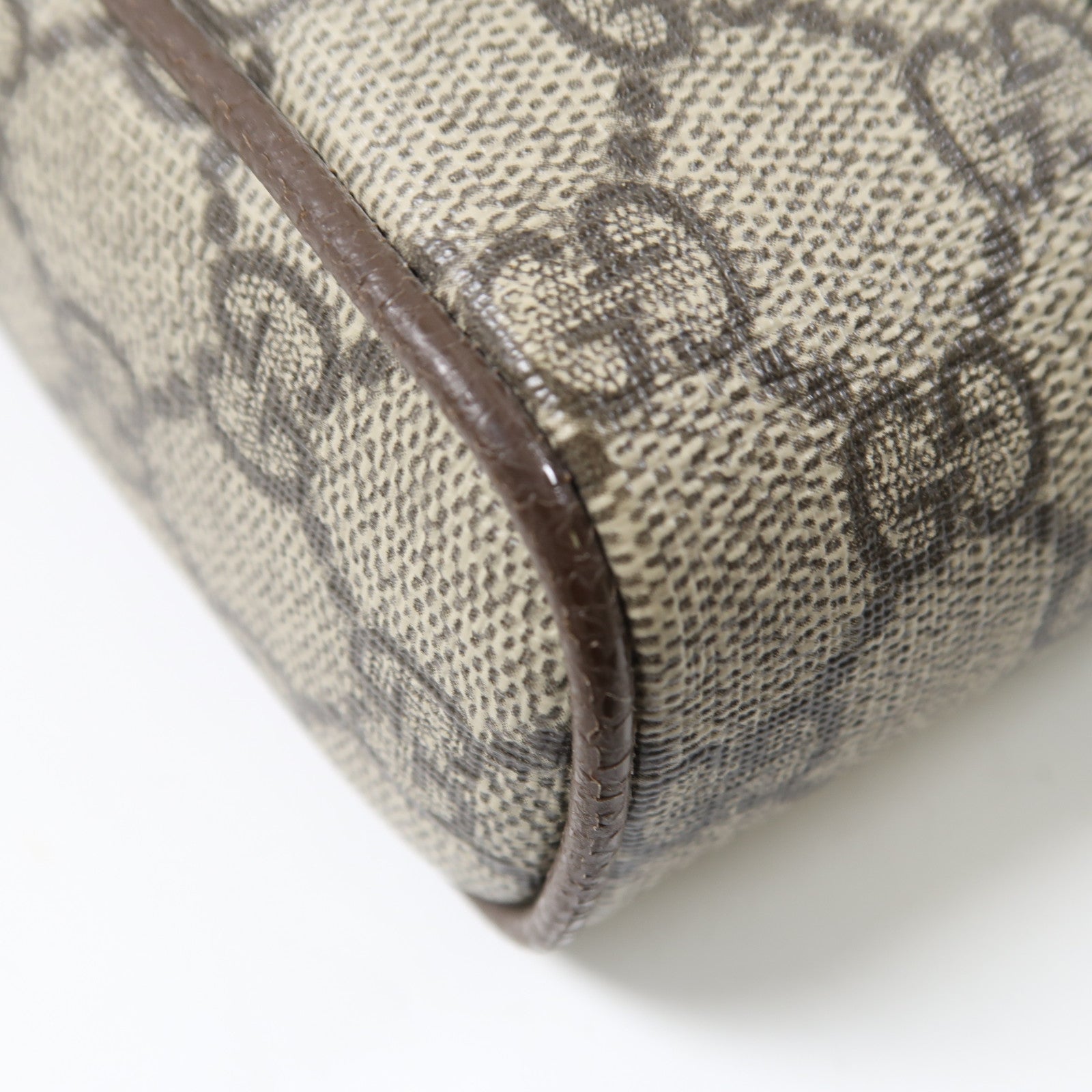 GUCCI 塗層帆布Ophidia金扣肩背袋啡色