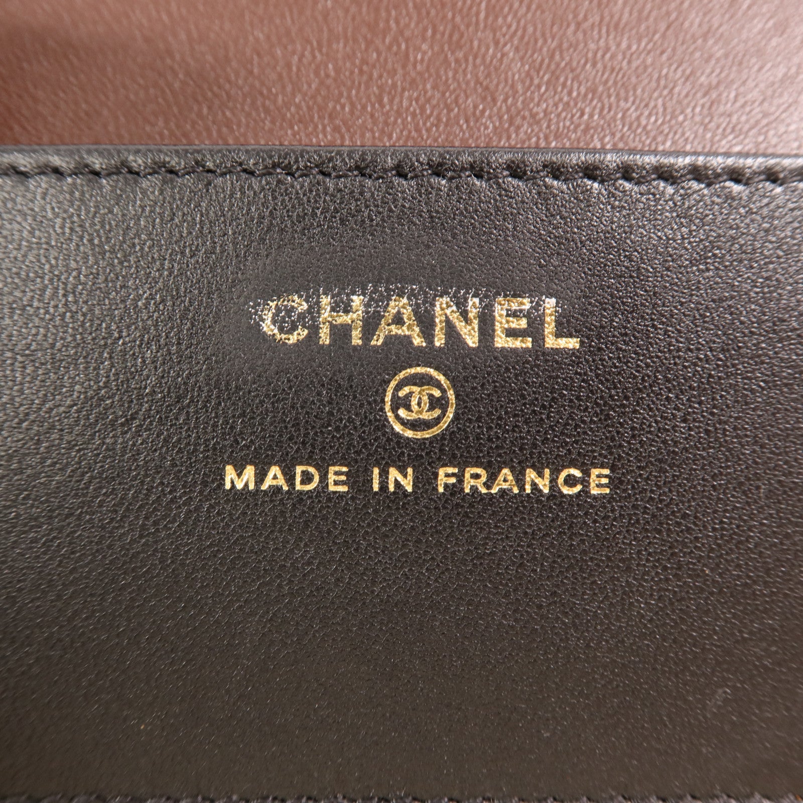 CHANEL 【激減優惠】羊皮皮革Chain Shoulder金扣鏈帶肩背袋
