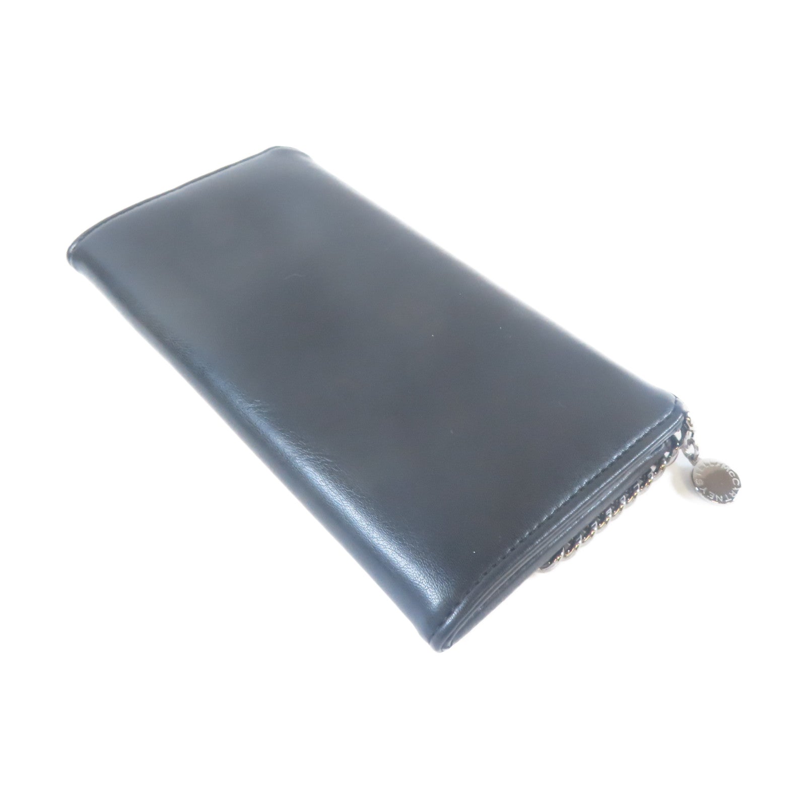 SELECTION 【激減優惠】牛皮皮革Stella Mccartney Long wallet銀扣長錢包黑色