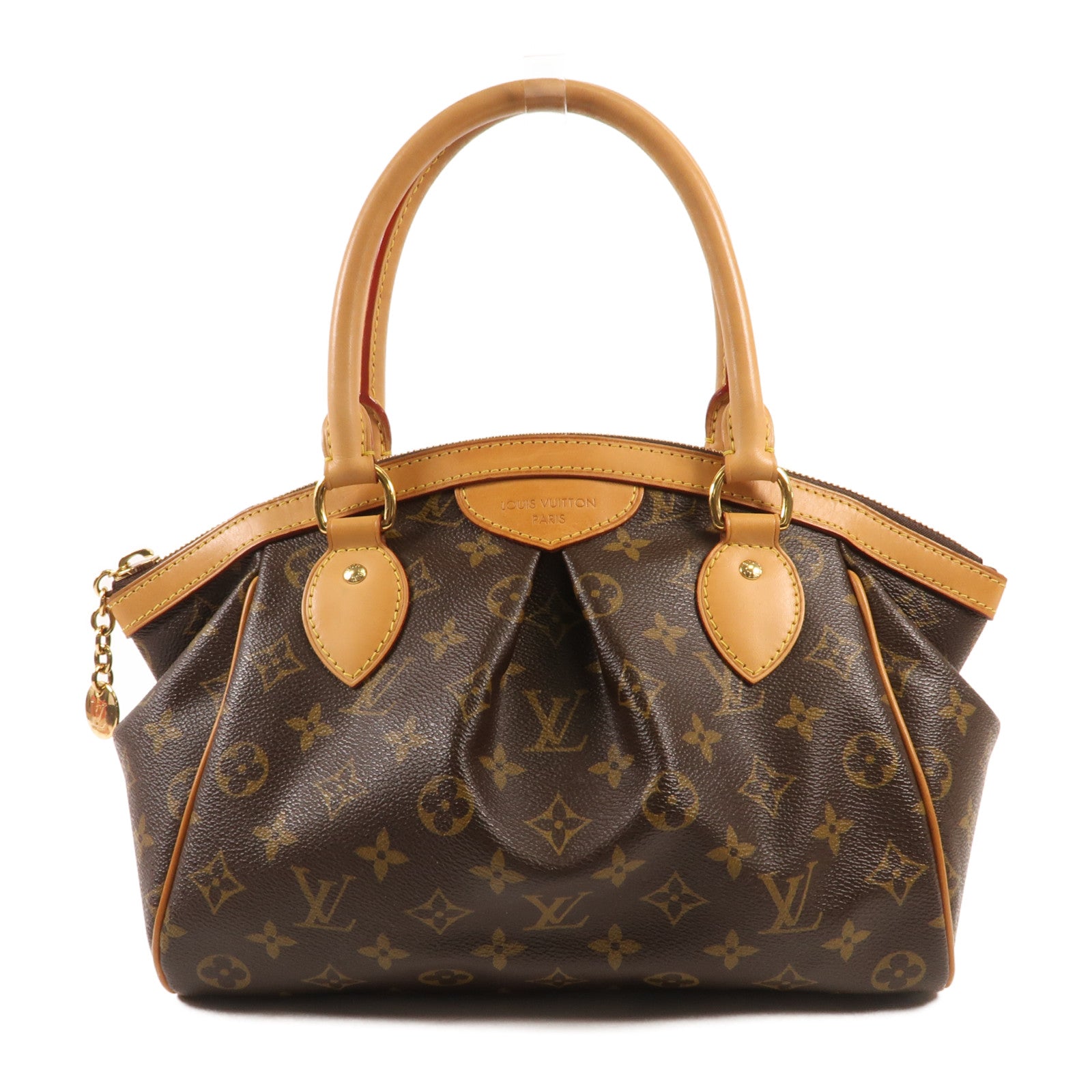 LOUIS VUITTON Monogram Tivoli PM金扣手挽袋