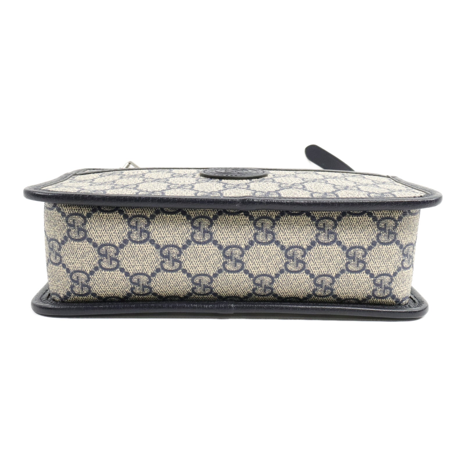 GUCCI 塗層帆布Interlocking G Shoulder Bag肩背袋