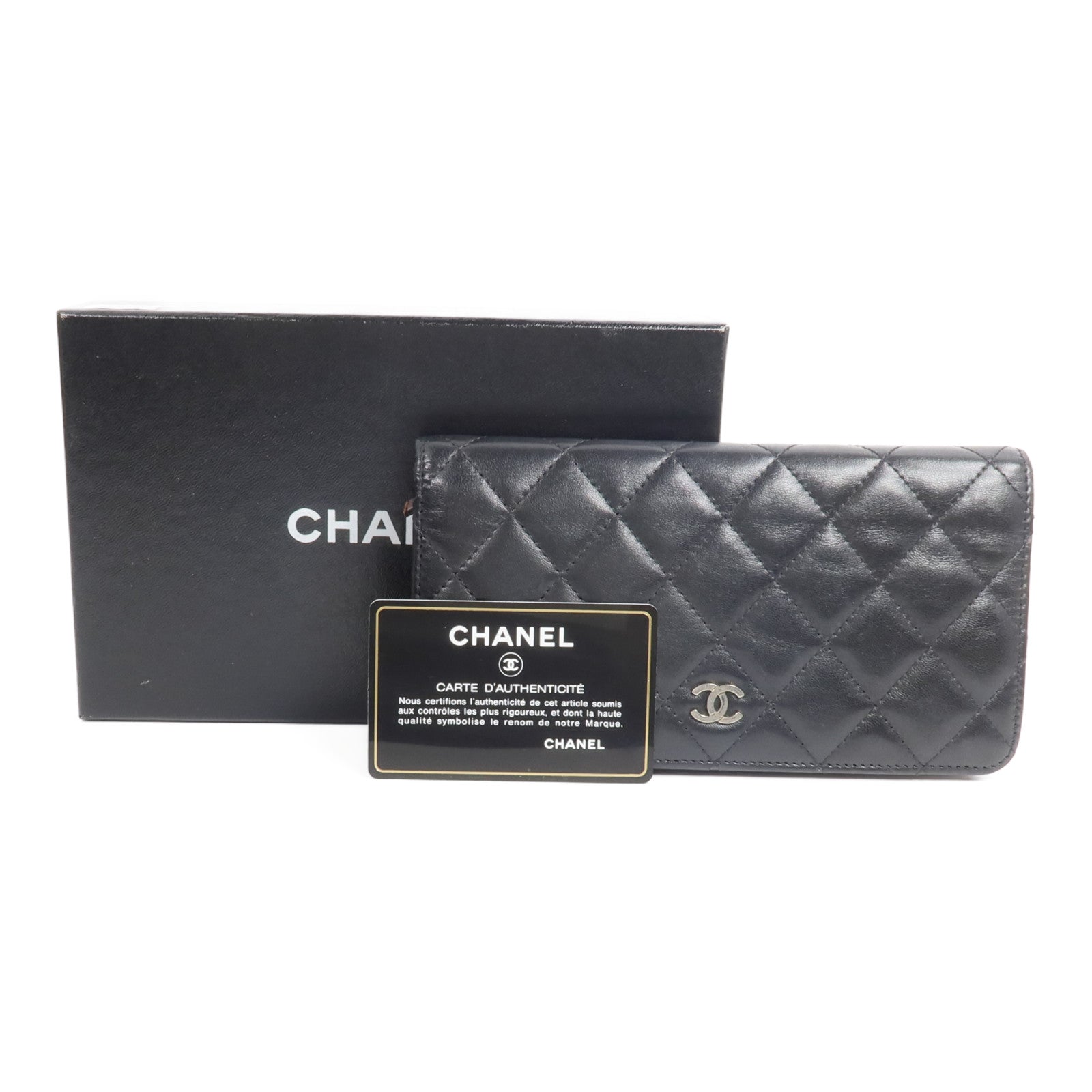 CHANEL 羊皮皮革Long Wallet長錢包