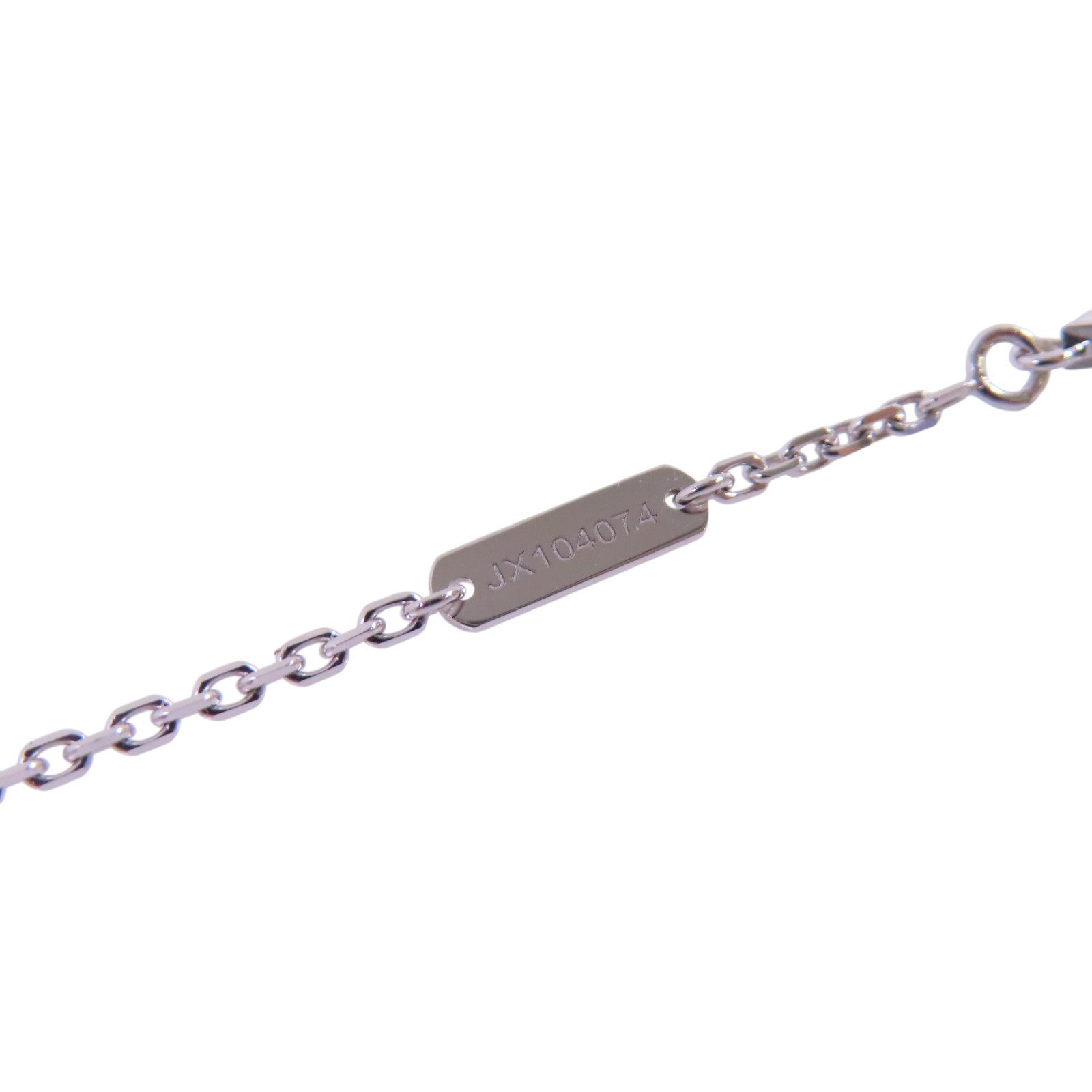 Van Cleef & Arpels 18K白金/鑽石Two Butterfly Pendant Necklace銀扣項鏈