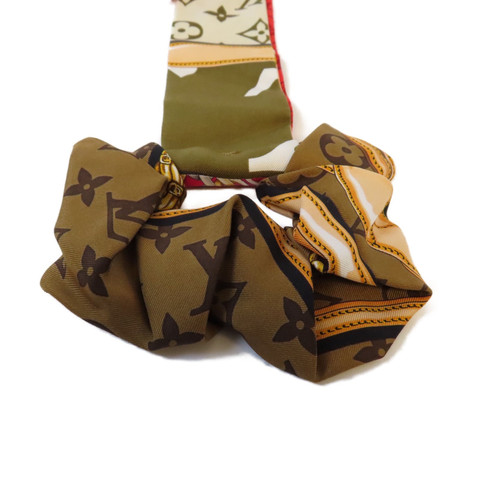 LOUIS VUITTON 絲質Hair Band髮帶啡色