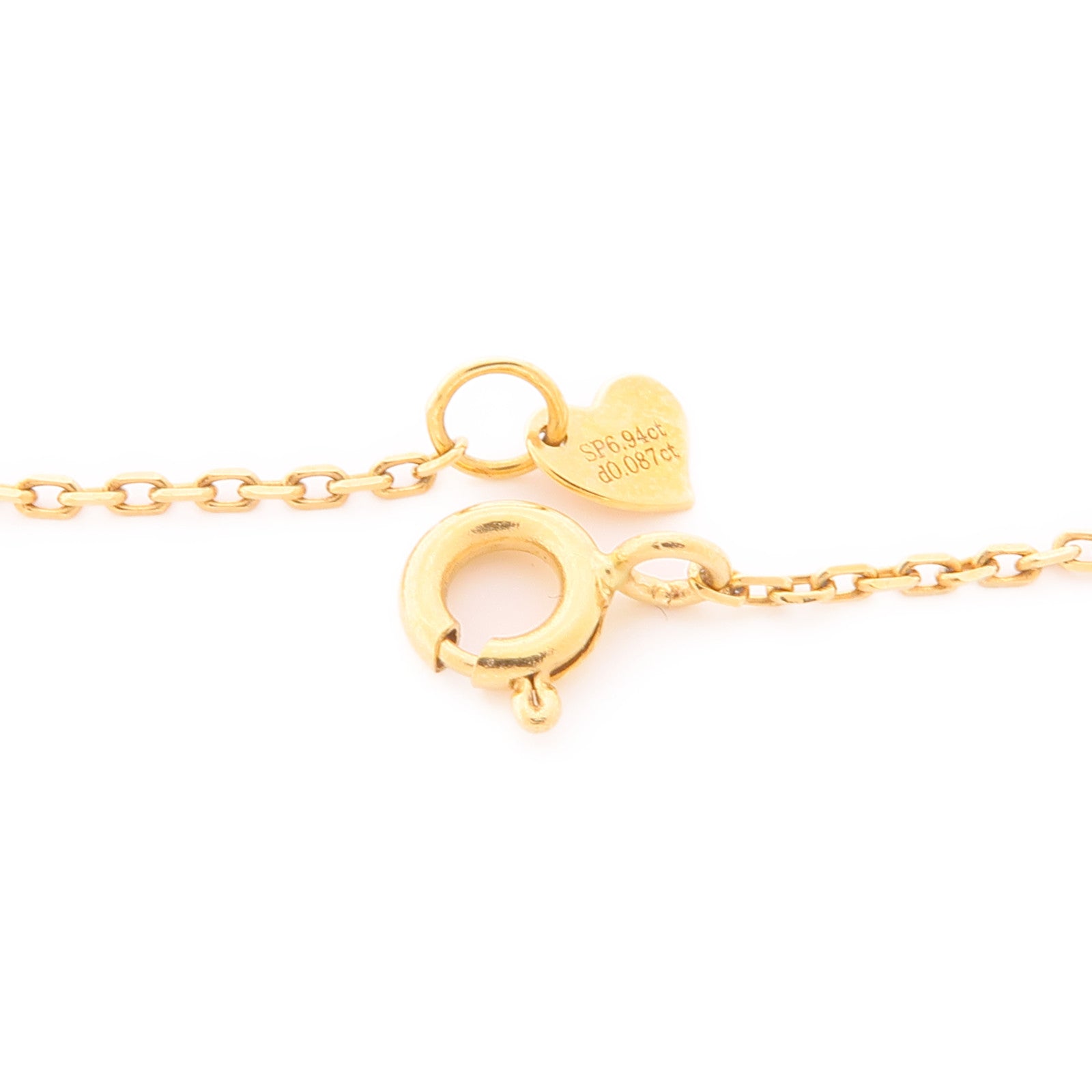 JEWELRY 【激減優惠】18K黃金尖晶石Diamond Necklace項鍊