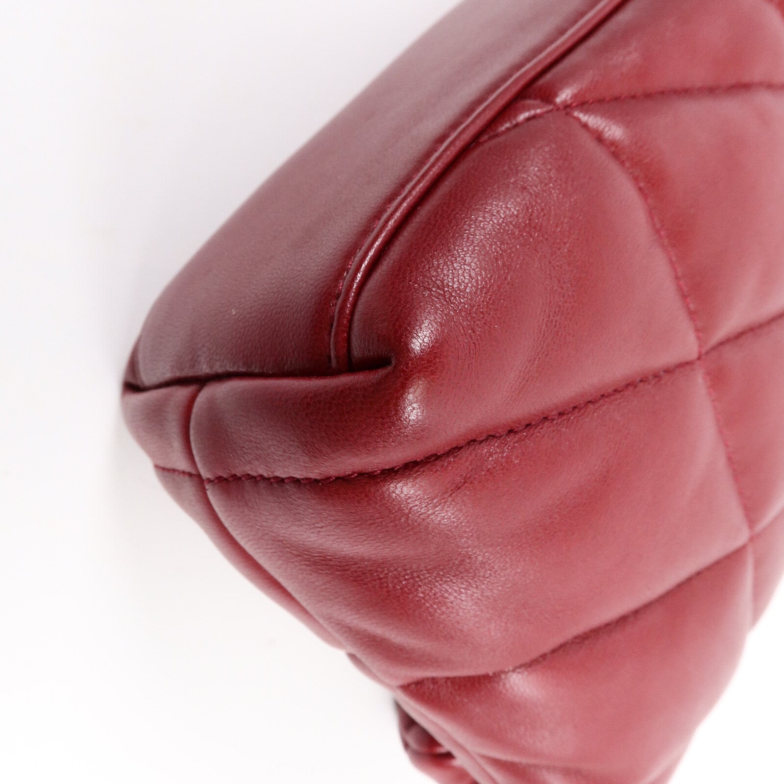 SAINT LAURENT 牛皮皮革Puffy Mini鏈帶肩背袋