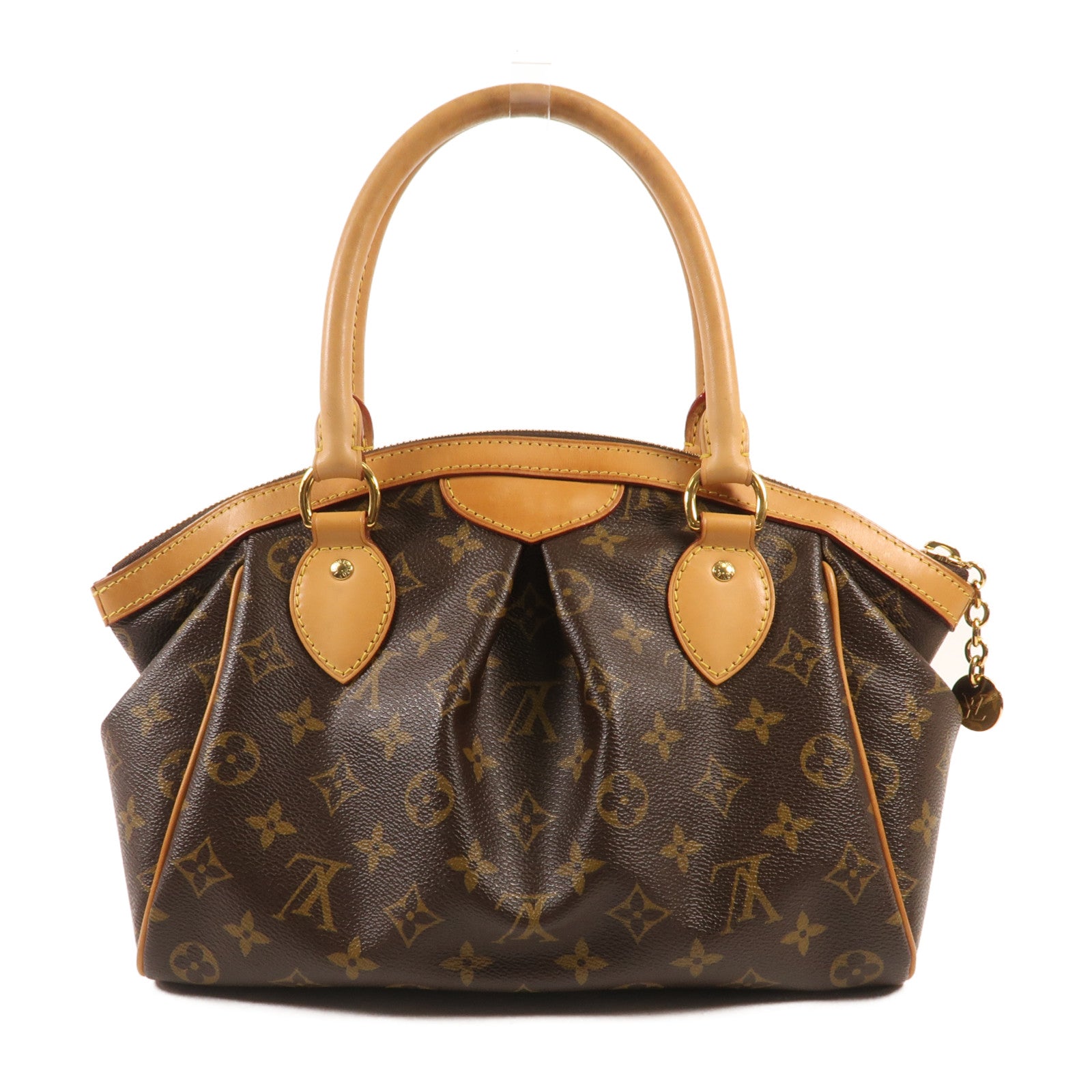 LOUIS VUITTON Monogram Tivoli PM金扣手挽袋