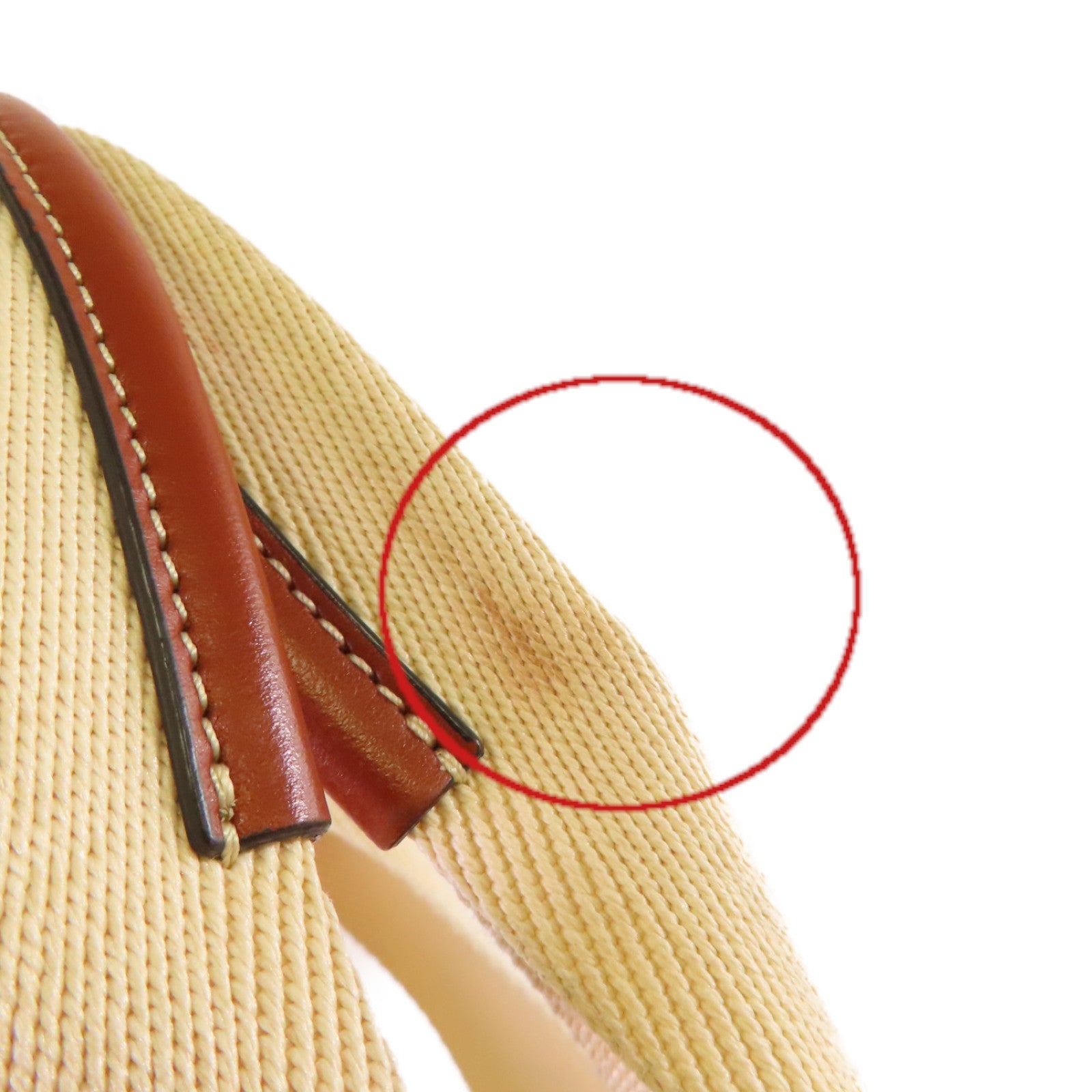 Chloe 帆布Woody Tote Medium Bag肩背袋杏色/啡色