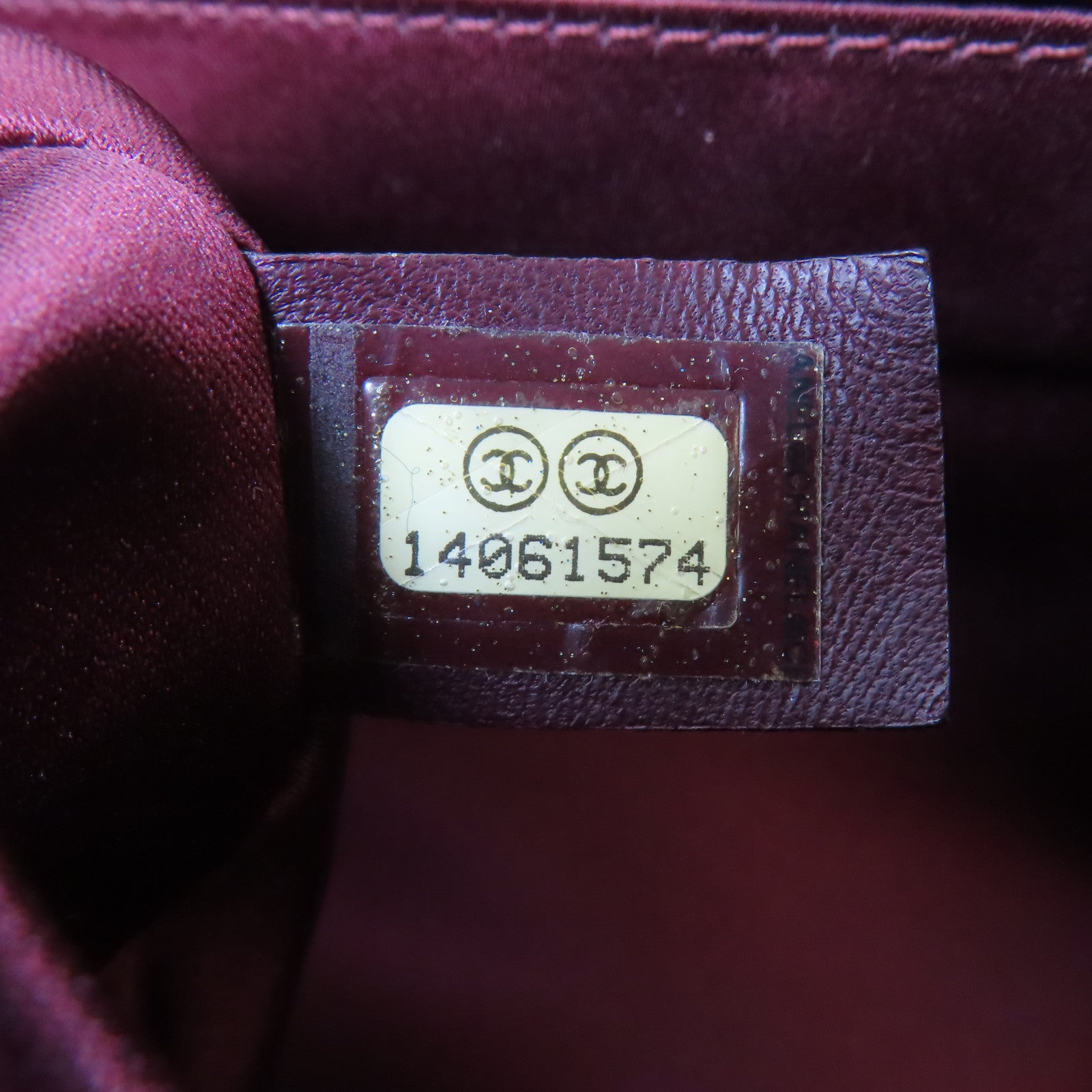 CHANEL 菱格漆皮皮革Chain Shoulder銀扣鏈帶肩背袋黑色