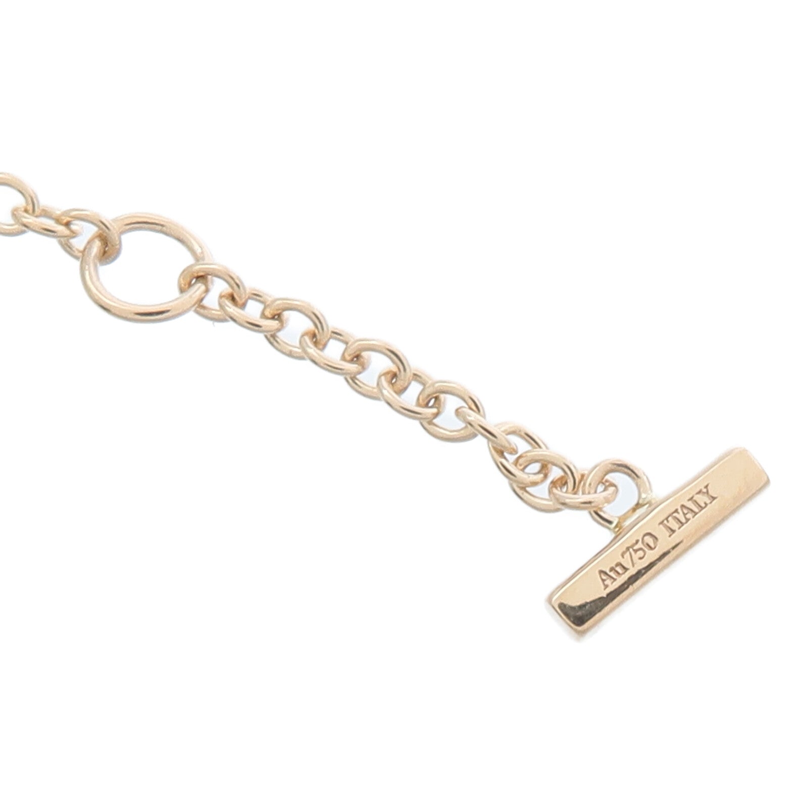 TIFFANY＆CO 18K黃金T Smile Bracelet手鏈