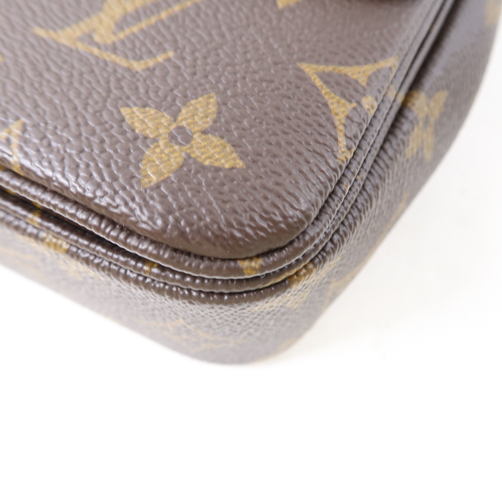 LOUIS VUITTON Monogram Marceau金扣肩背袋棕色