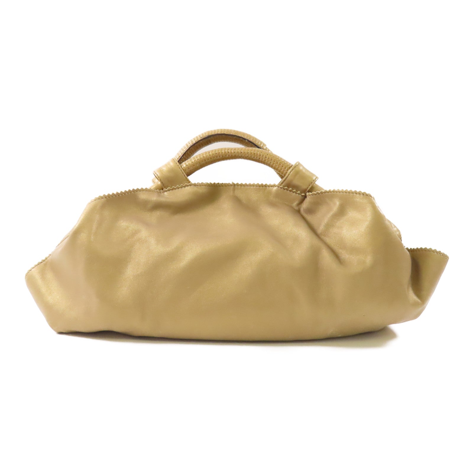 LOEWE 牛皮皮革Handbag金扣手挽袋