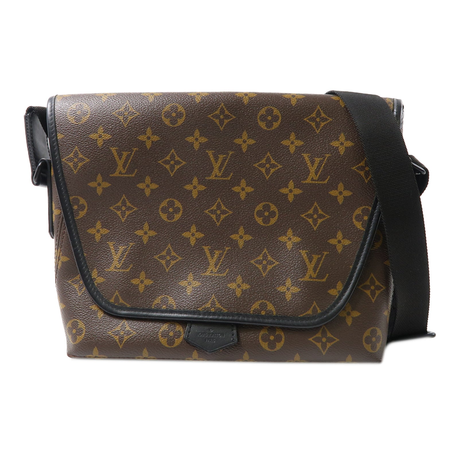 LOUIS VUITTON Monogram Magnetic肩背袋棕色