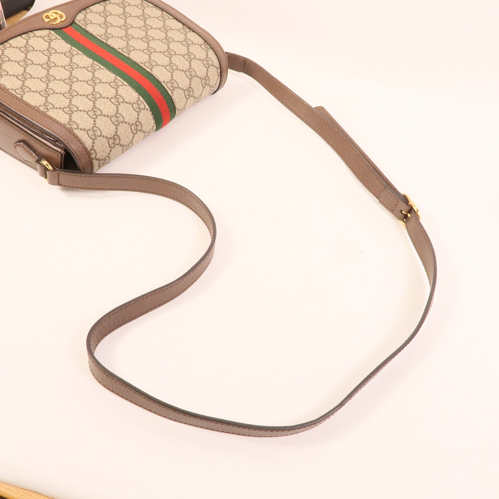 GUCCI 塗層帆布Ophidia GG肩背袋