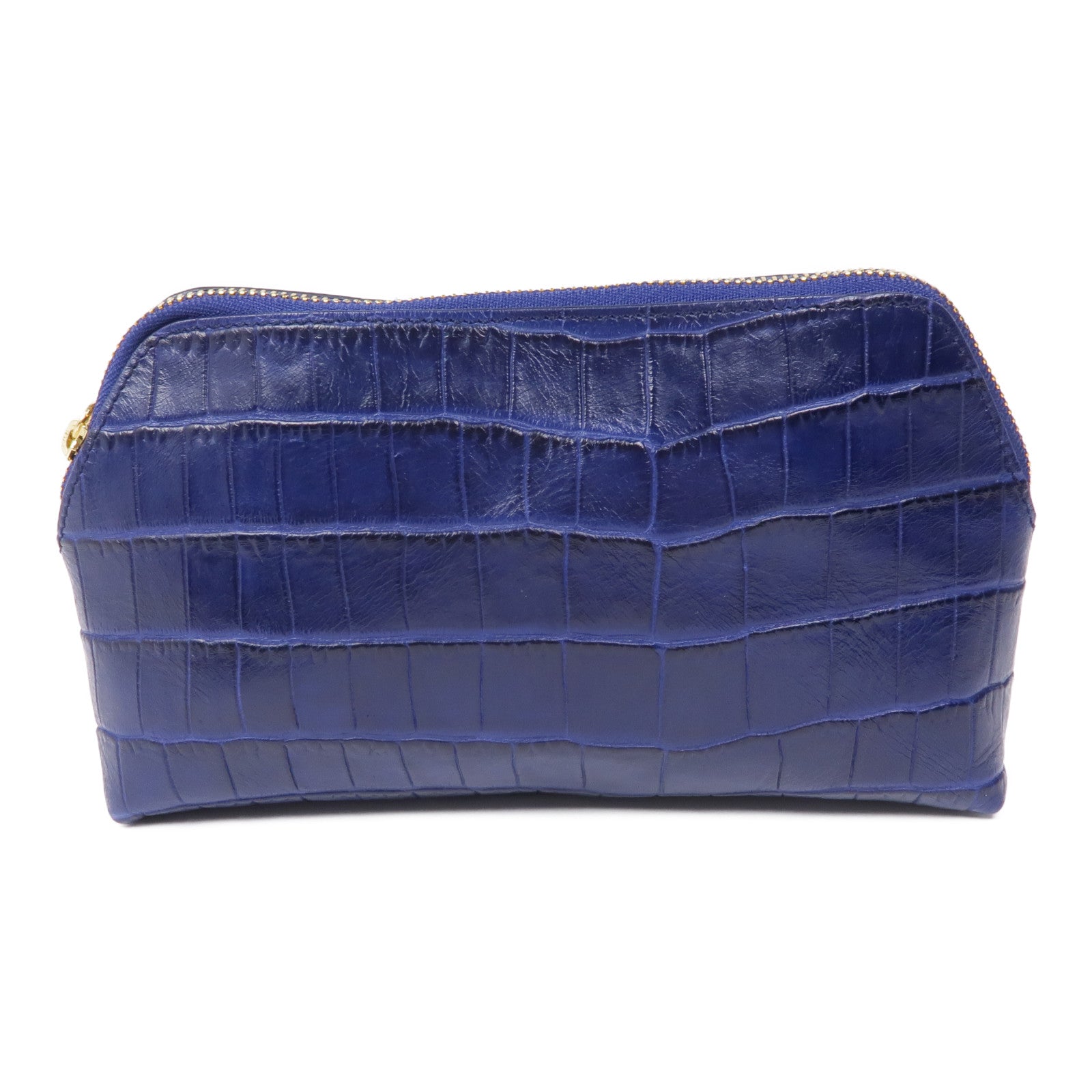 Furla 牛皮皮革Pouch金扣手拿包