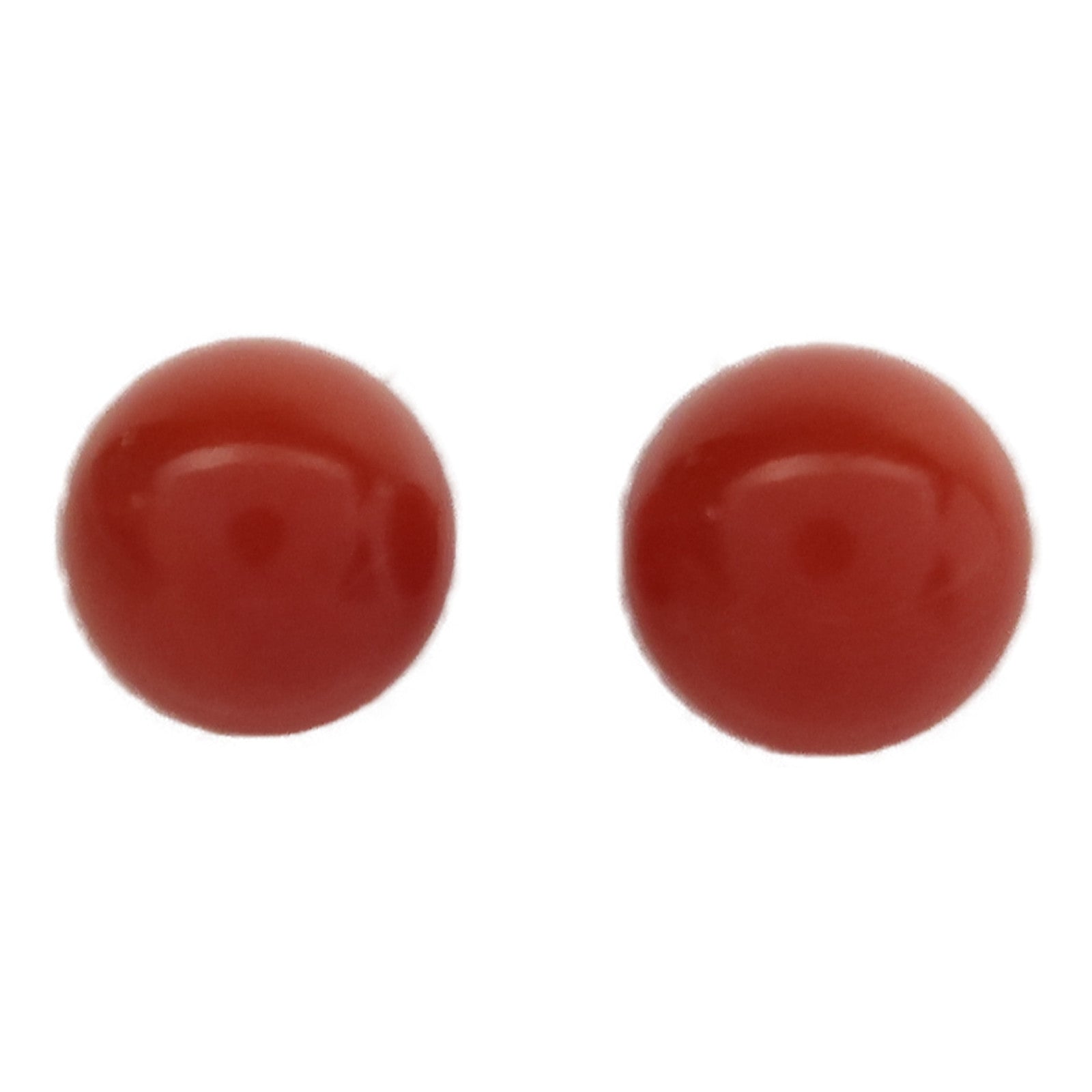 JEWELRY 18K白金/珊瑚Coral Earrings耳環