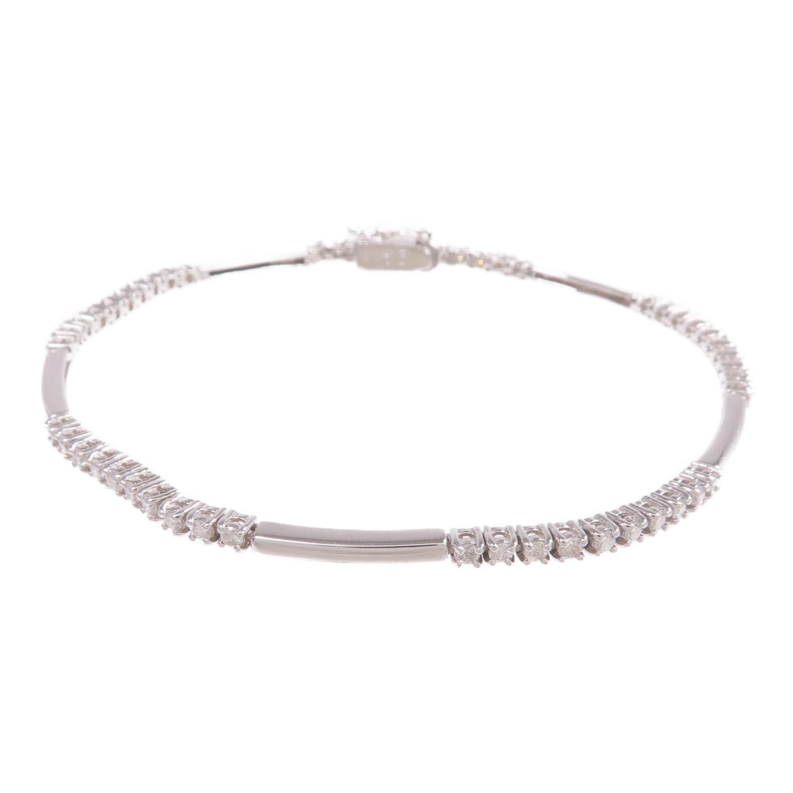 JEWELRY 【激減優惠】18K白金Diamond Bracelet鑽石手鏈