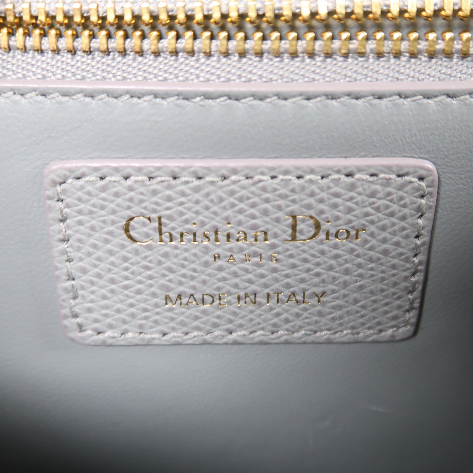 Dior 牛皮皮革30 Montaigne金扣肩背袋灰色