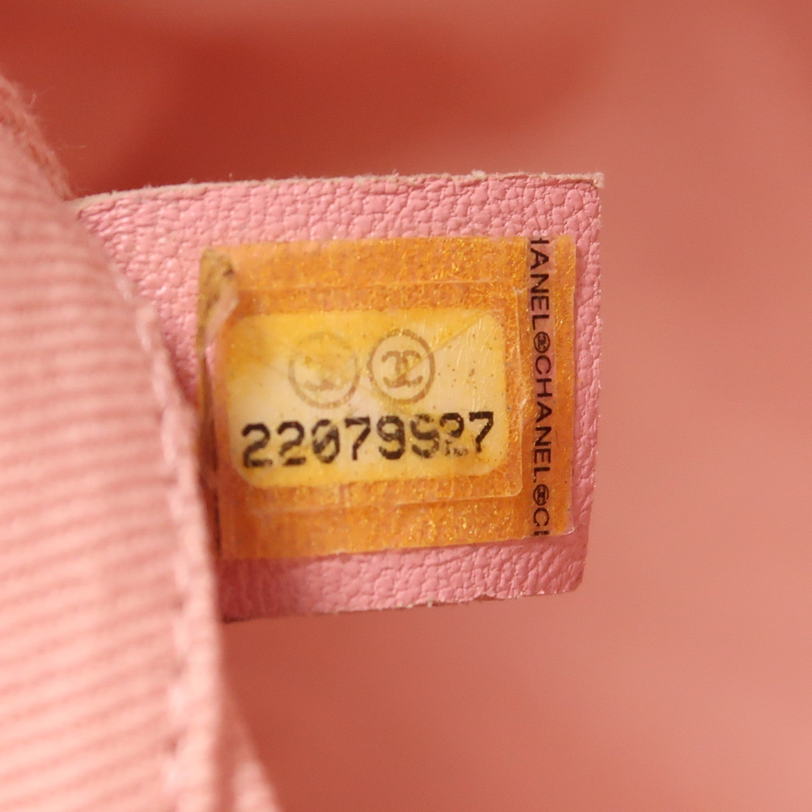 CHANEL Straw Deauville Tote Bag銀扣肩背袋白色/粉紅色