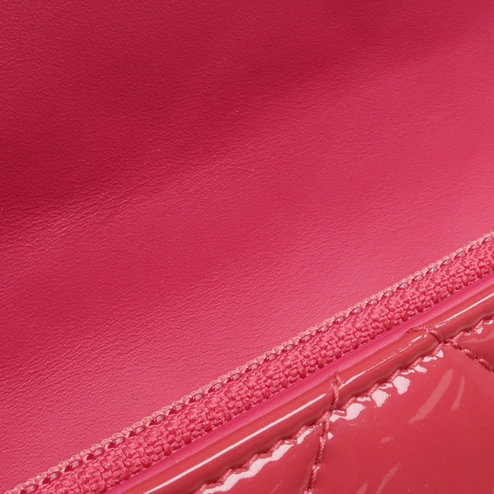 CHANEL 【激減優惠】漆皮皮革Long Wallet銀扣長錢包